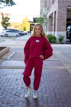 Large Bama Patch Crewnecks