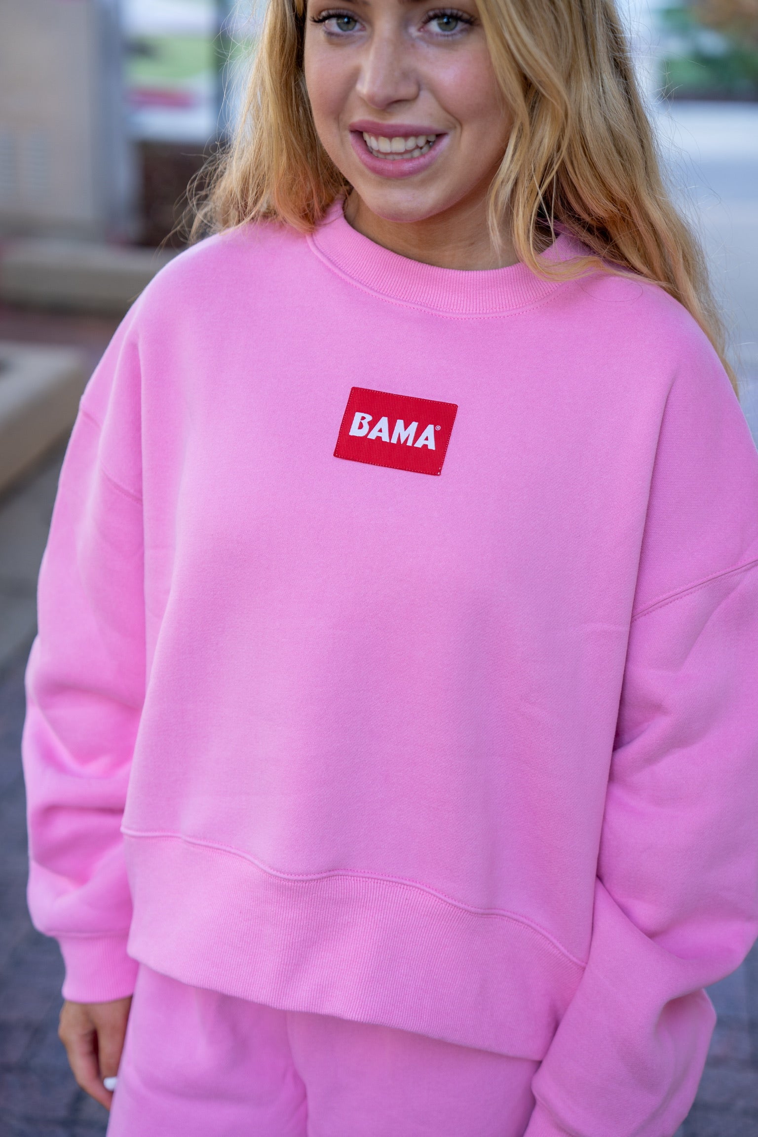 Large Bama Patch Crewnecks