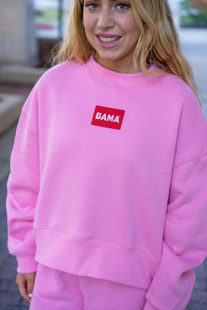Large Bama Patch Crewnecks