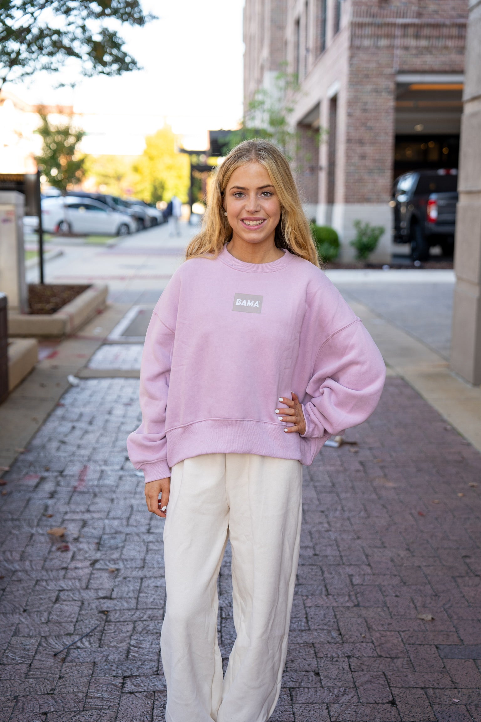 Large Bama Patch Crewnecks