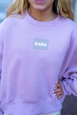 Large Bama Patch Crewnecks