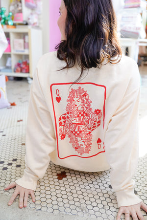 Queen of hearts Crewneck