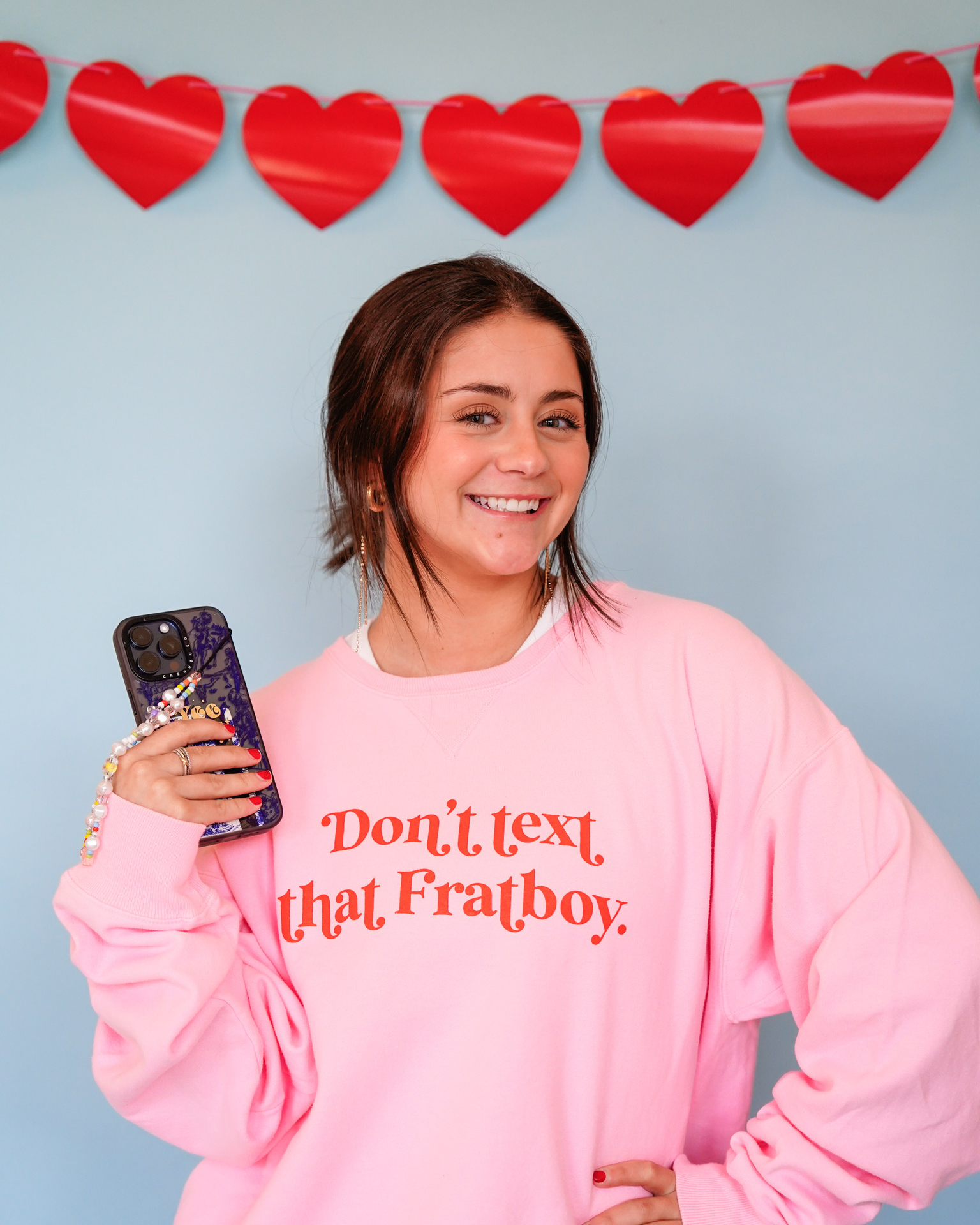 Don't Text That Fratboy Crewneck
