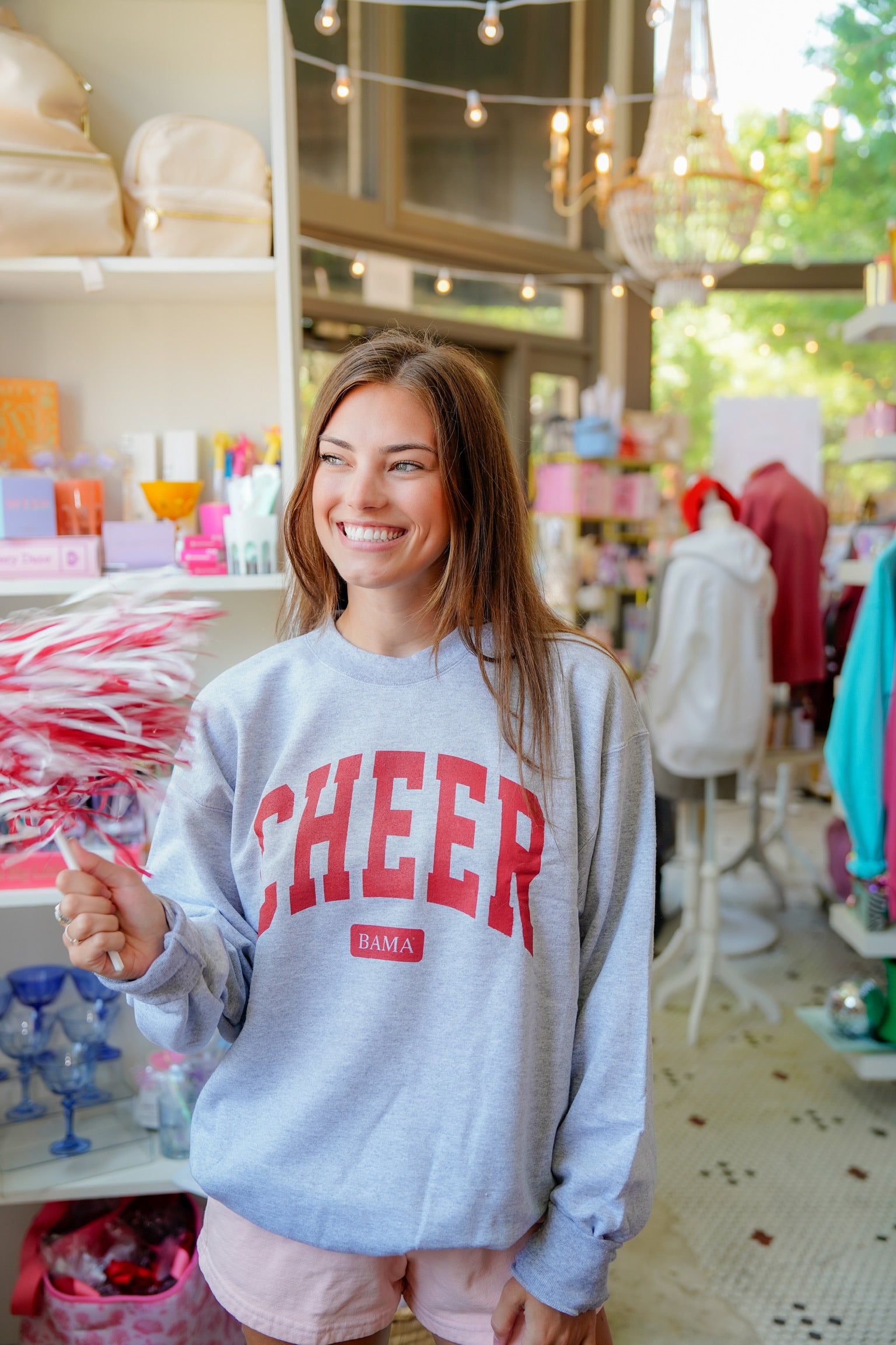 Adult Bama Cheer Crewneckk