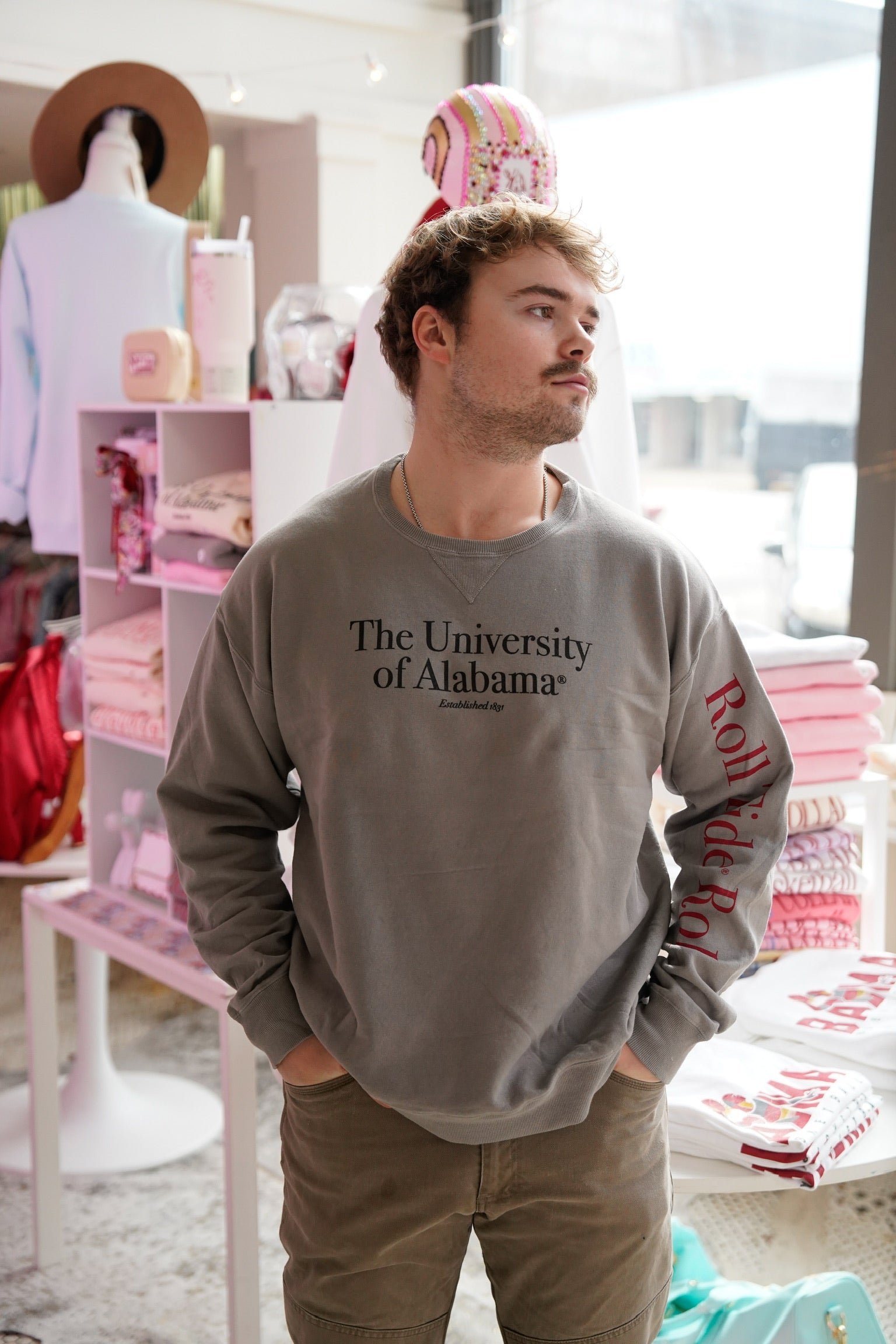 University of Alabama Fight Song Fleece Tops