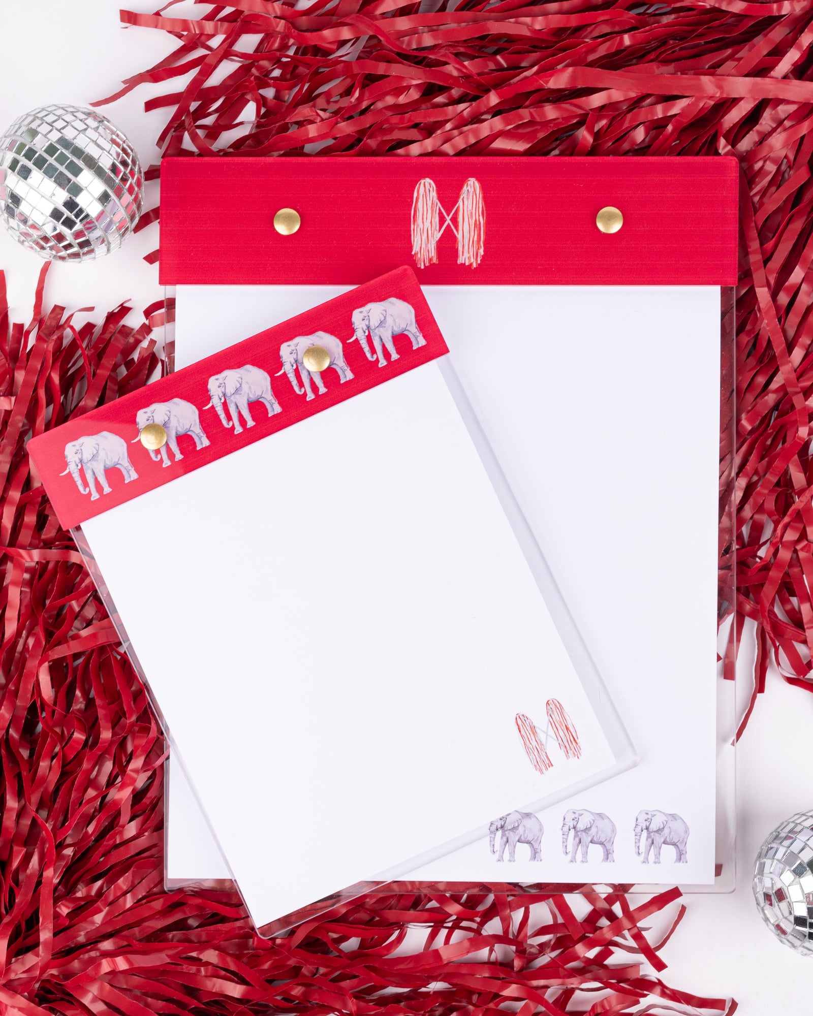 Elephant & shaker Acrylic Notepads