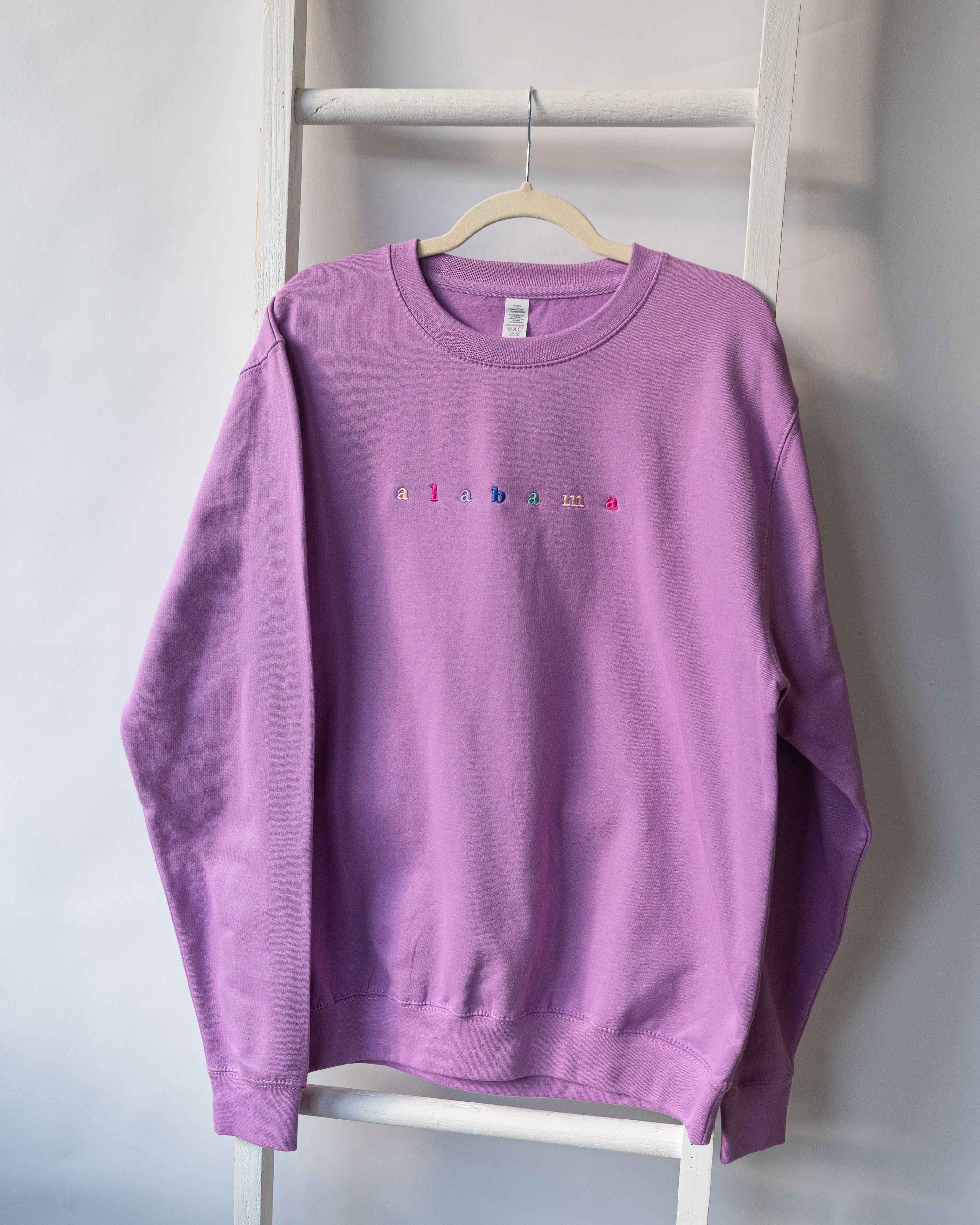 WS - Greek Bubble Rnb Emb Crew (min qty 6) $28 / $65