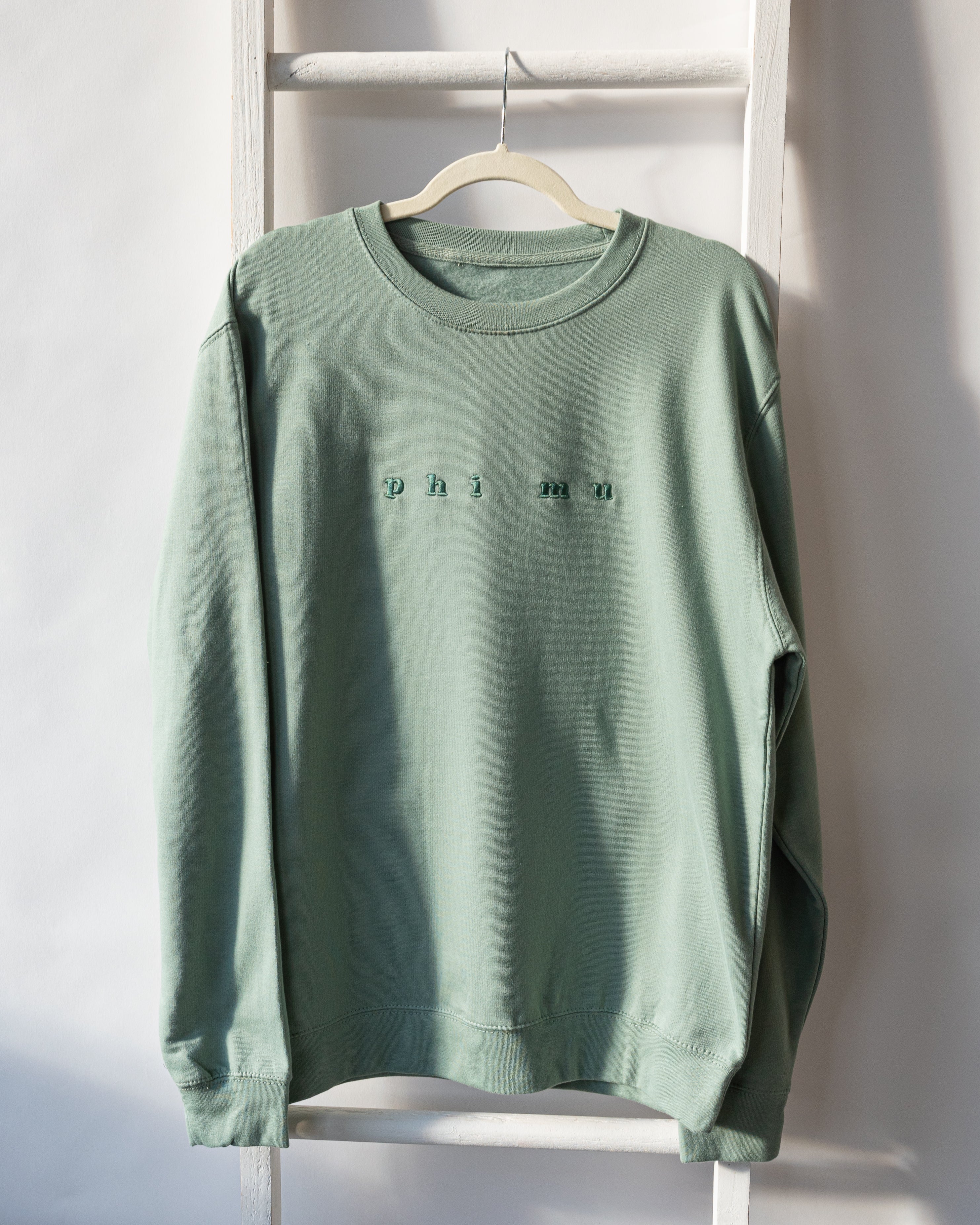 WS - Gr Bubble Tonal Emb Crew (min qty 6) $28 / $65