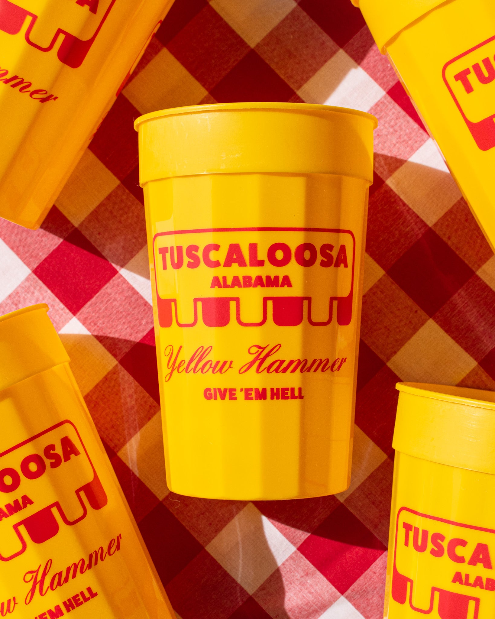 Tuscaloosa Yellow Hammer cup (set of 5)