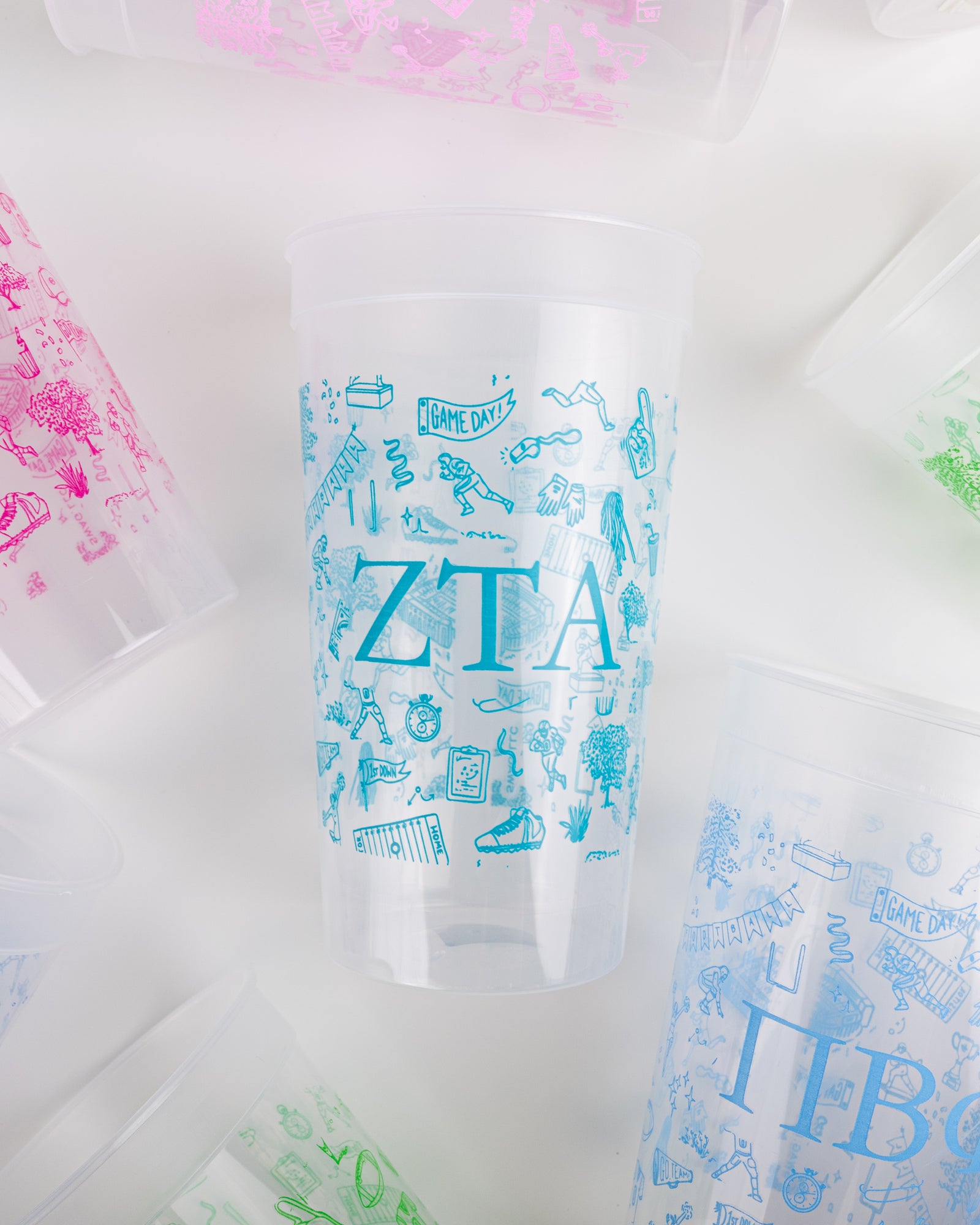 Zeta Tau Alpha football Stadium cup