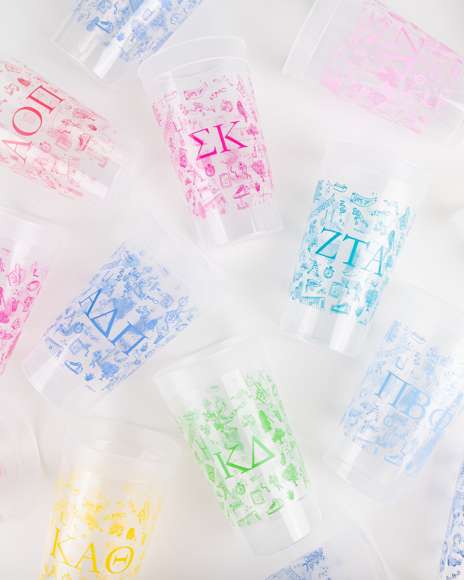 WS - Greek Cups (min qty 10) 2.50 / MSRP $5