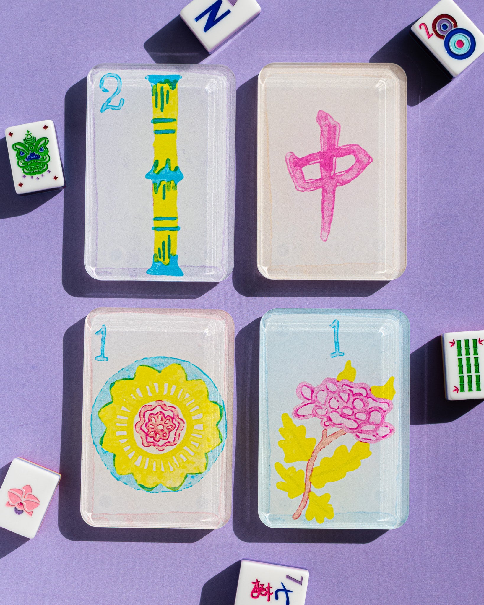 Mahjong Tile Coasters