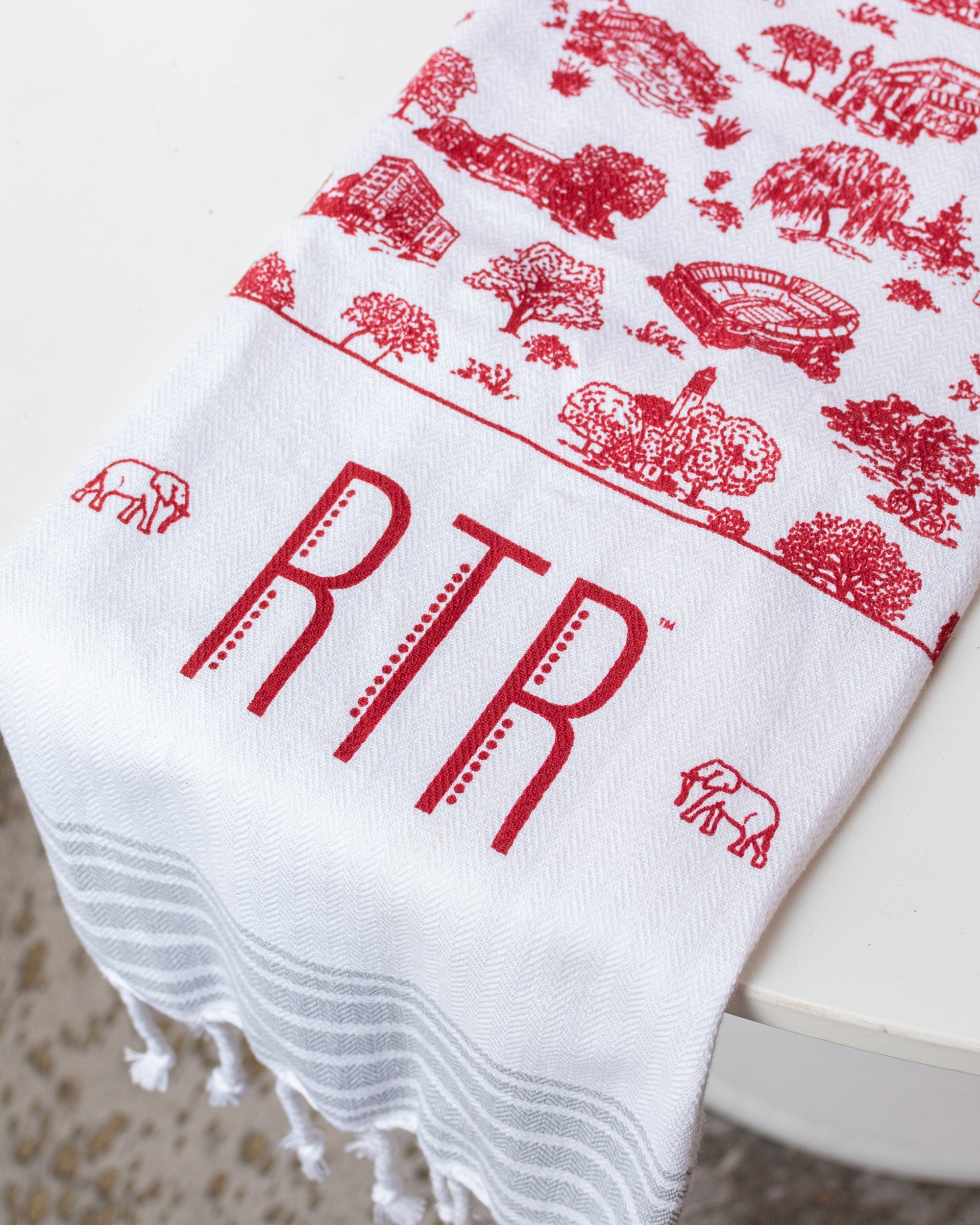 Tassel RTR Toile Towel