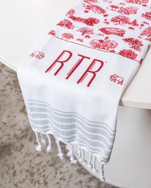 Tassel RTR Toile Towel