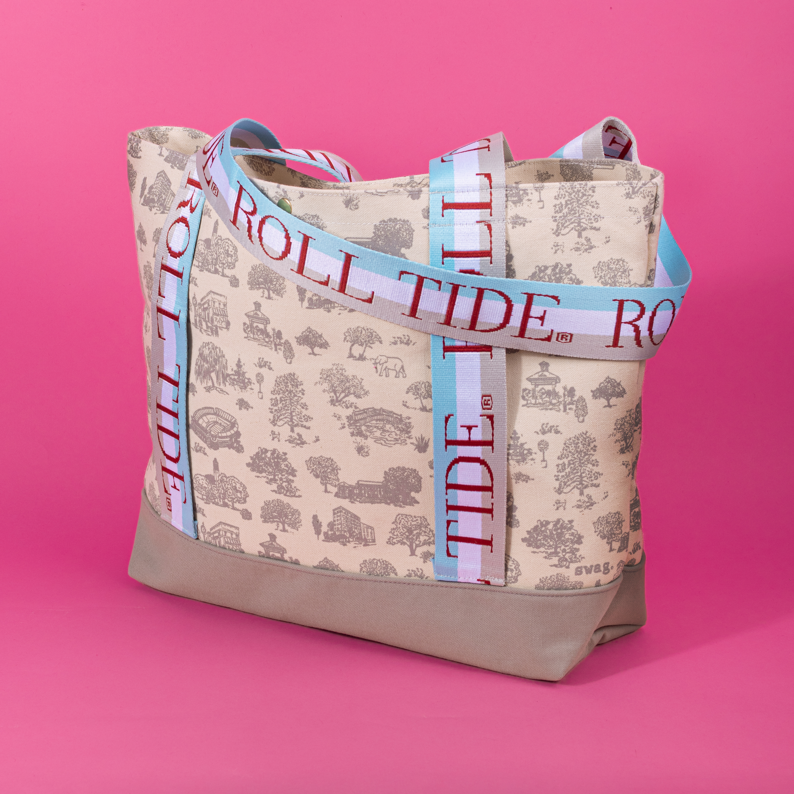 Tuscaloosa Toile™ Canvas Tote