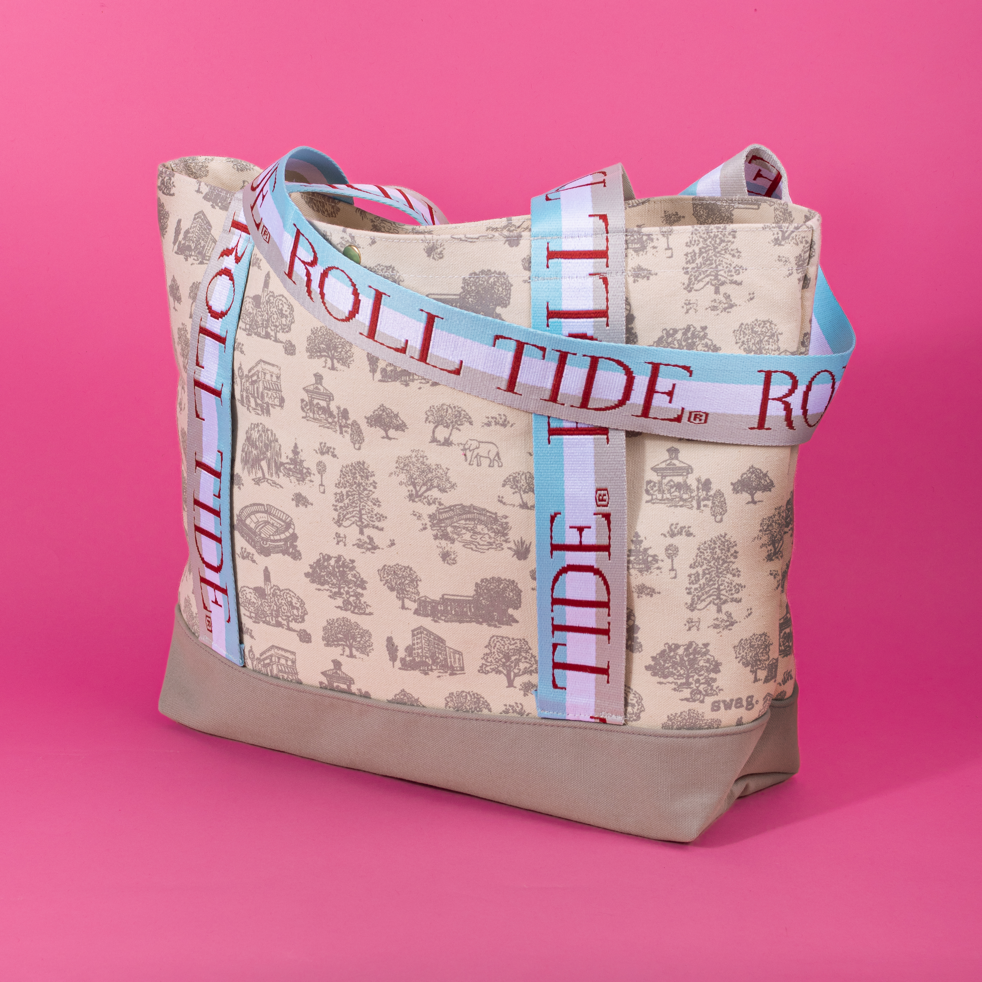 Tuscaloosa Toile™ Canvas Tote