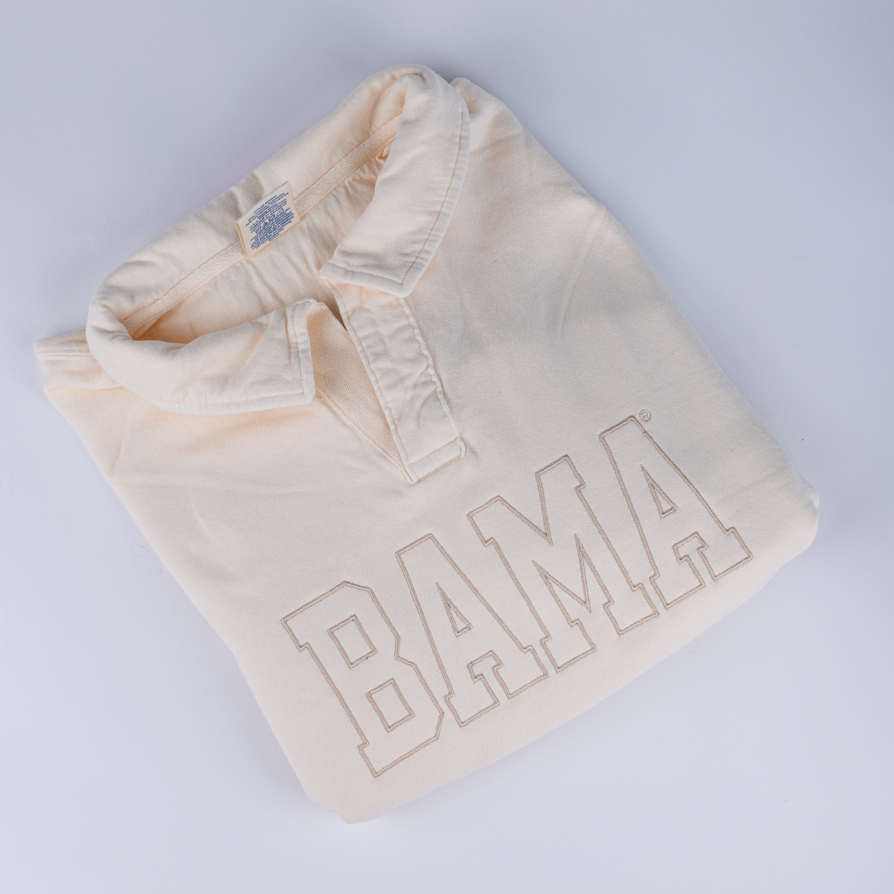 Block Neutral Bama Embroidered Polo