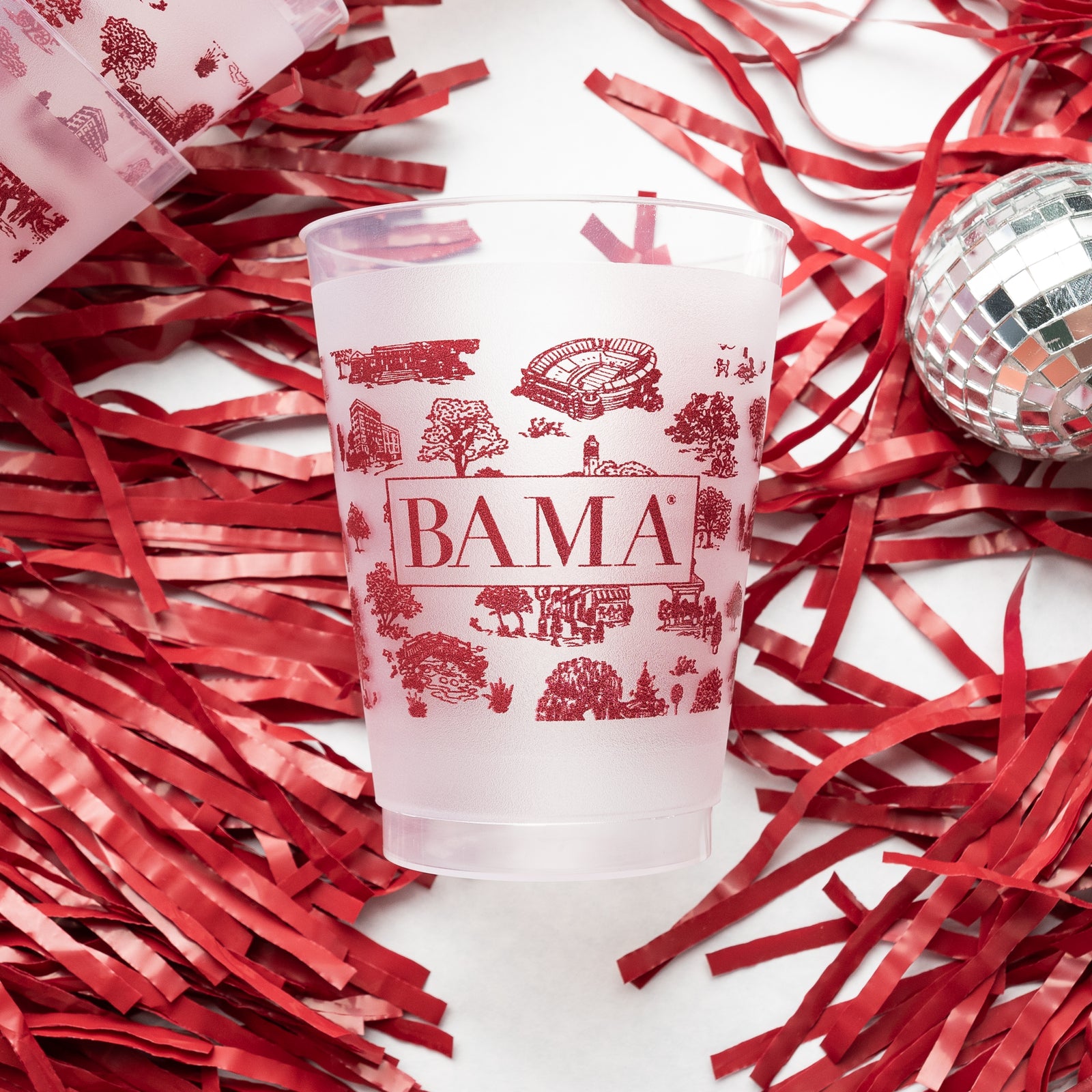 BAMA Tuscaloosa Toile Cups