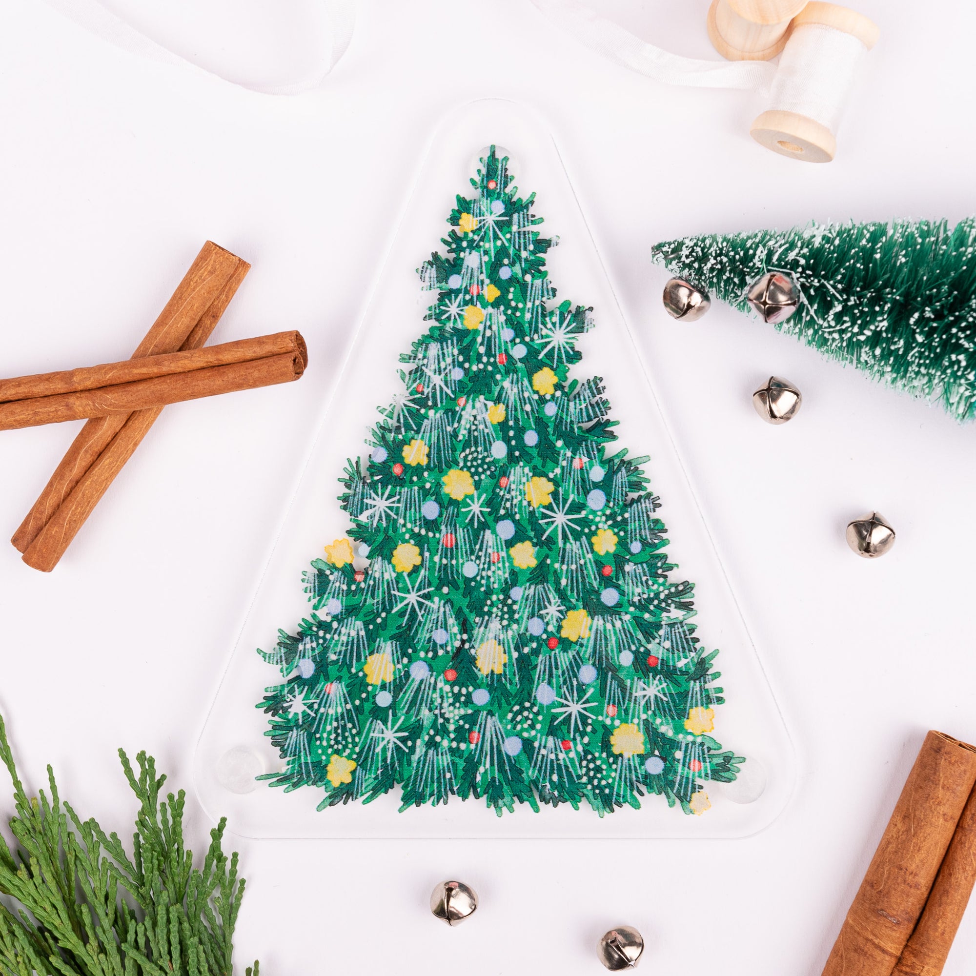 Tinsel Tree Coaster