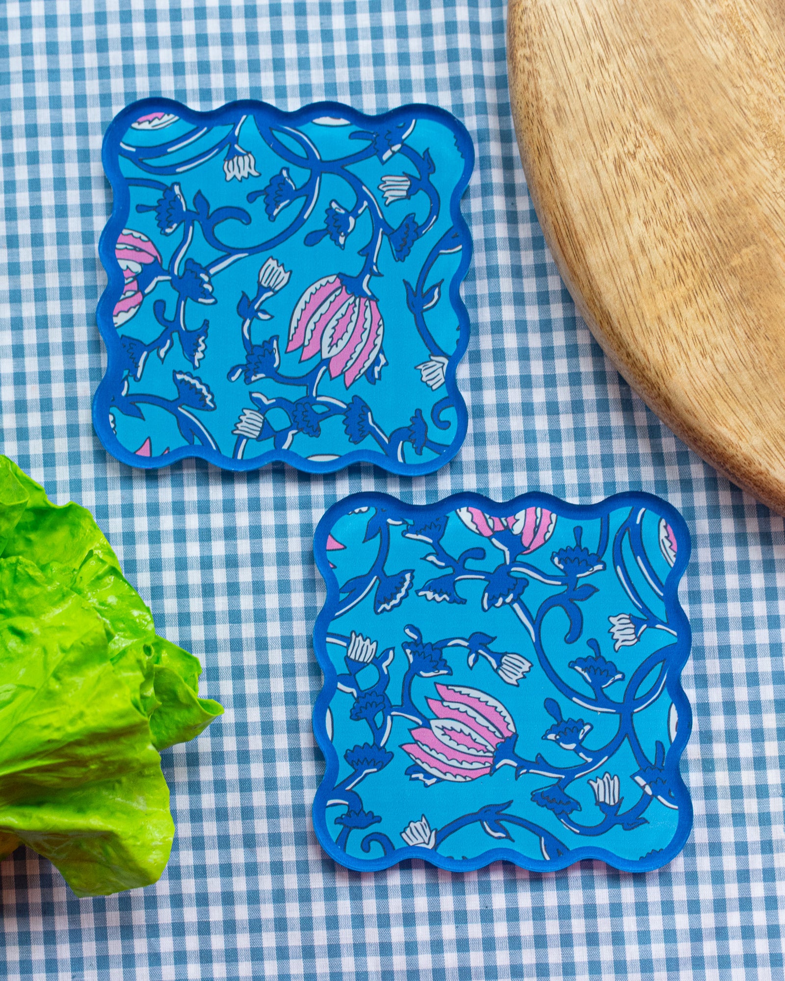 Thick coasters set of 2