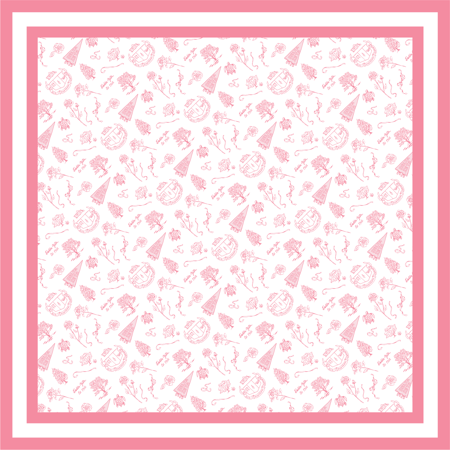Sorority Toile Silk Scarves