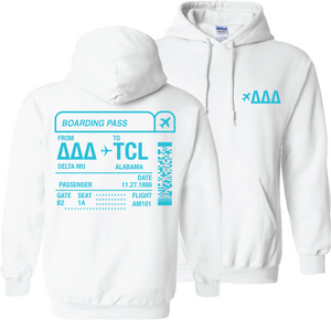 Boarding Pass Hoodie