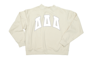 Sorority Twill Mockneck