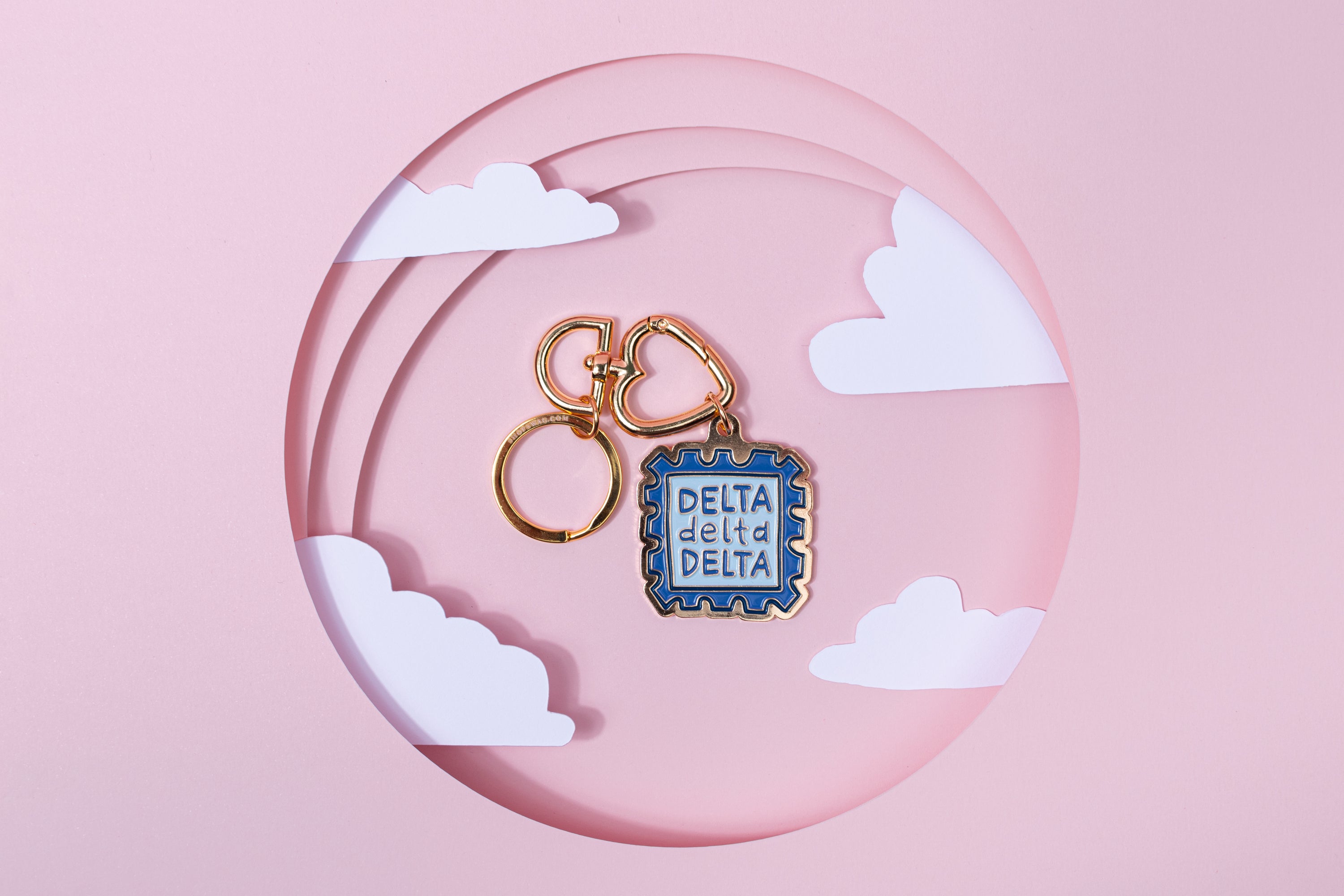 WS - Sorority Travel Enamel Keychain (set of 3 for each design) ($10 / $20)