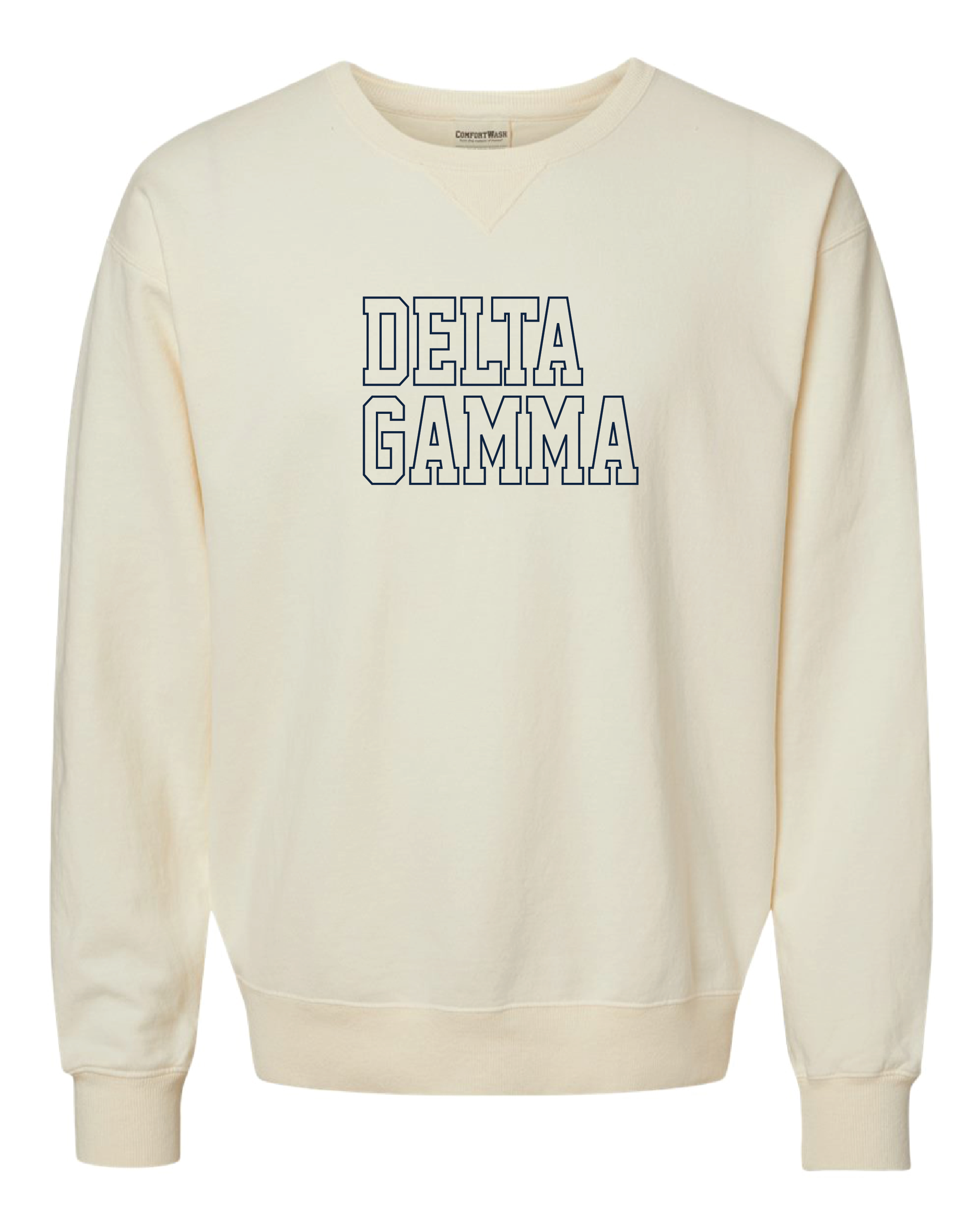 DG Block Letter Embroidered Crewneck