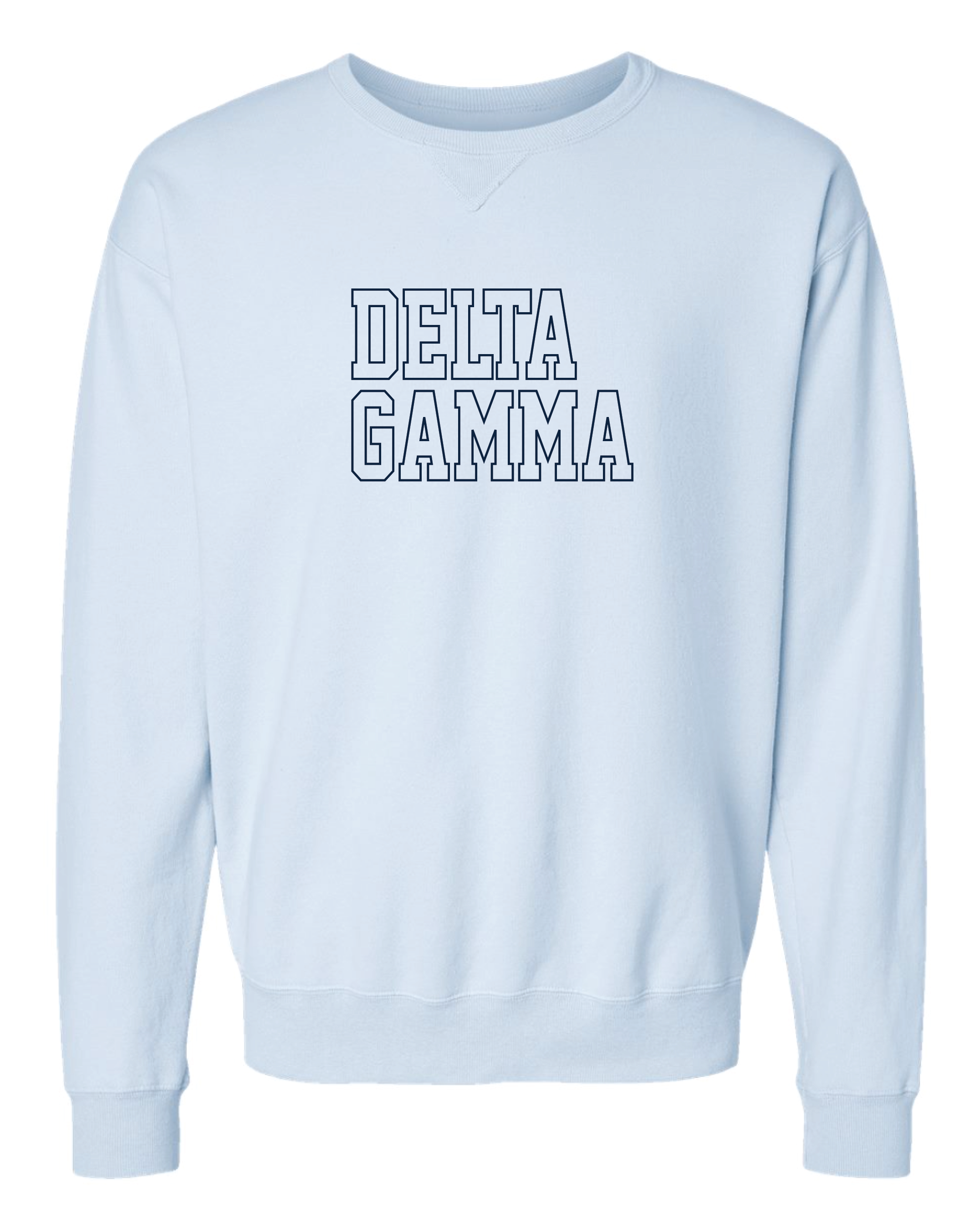 DG Block Letter Embroidered Crewneck