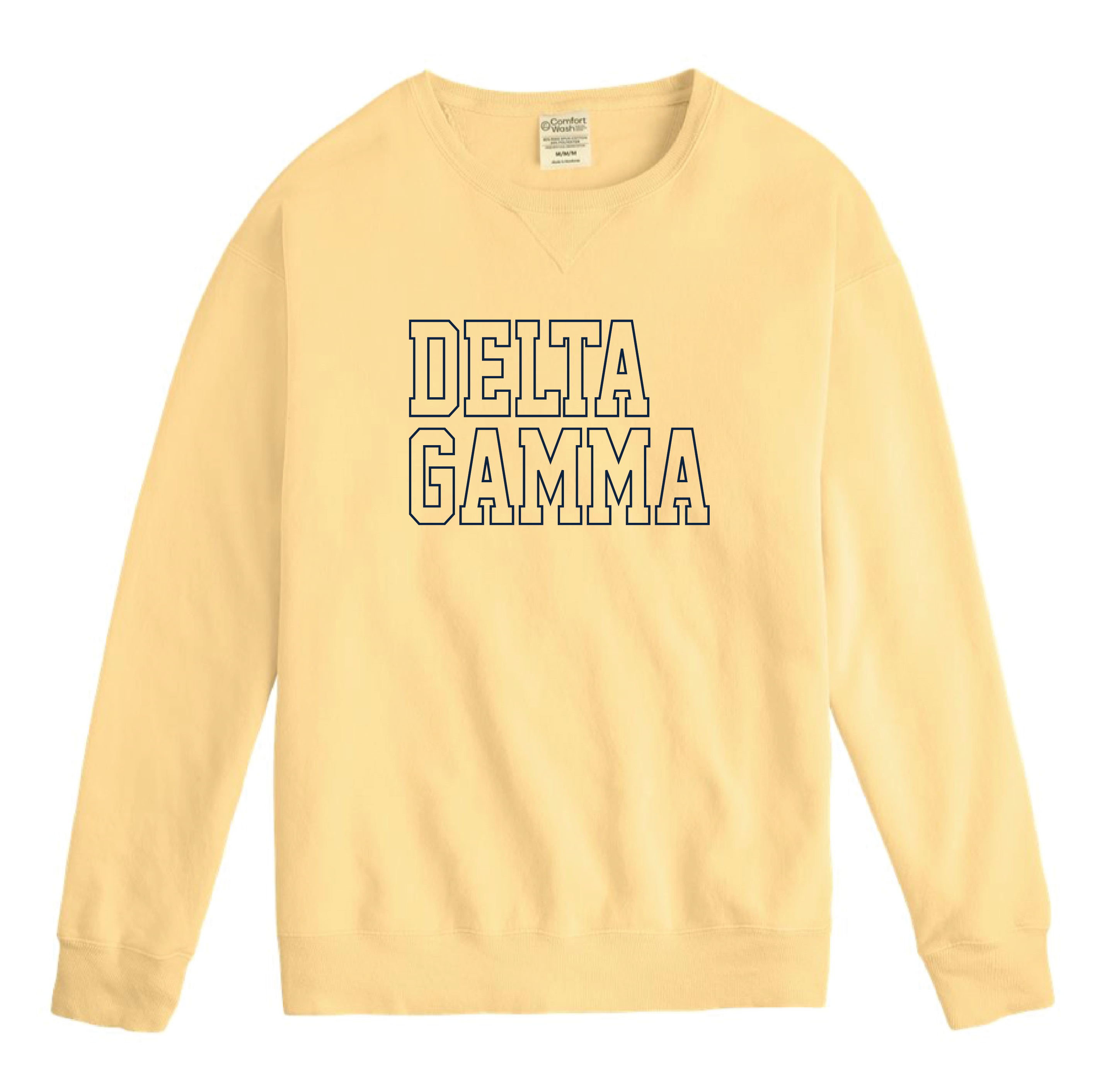 DG Block Letter Embroidered Crewneck