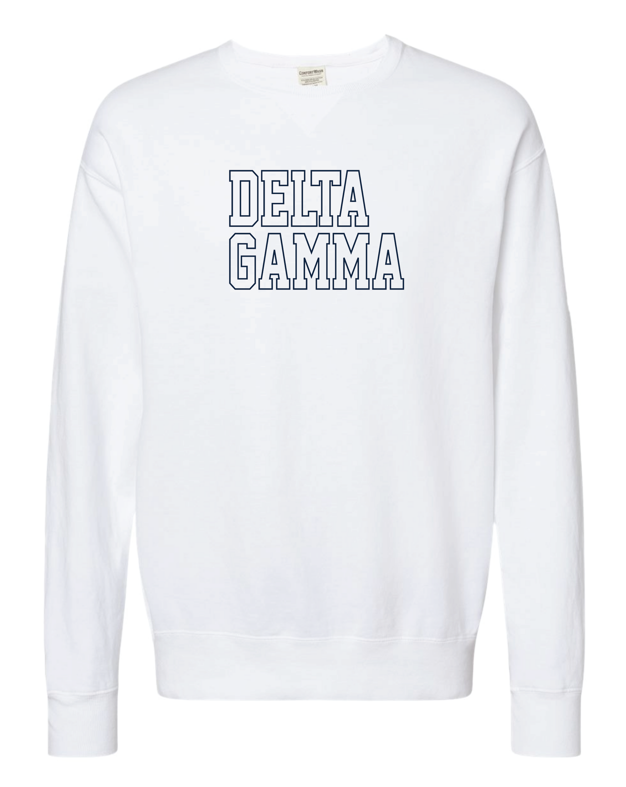 DG Block Letter Embroidered Crewneck