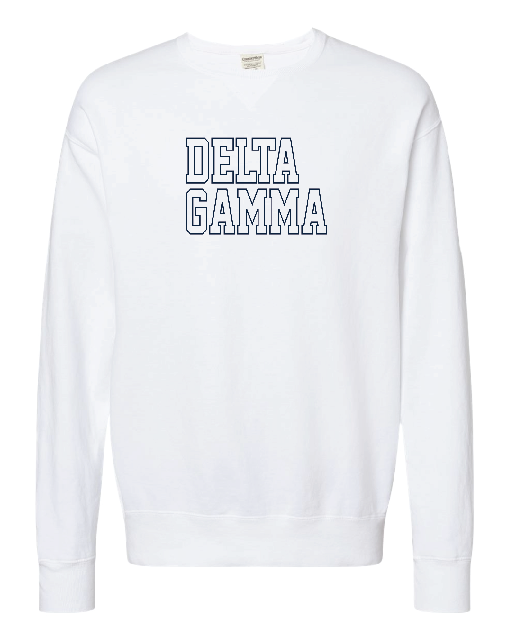 DG Block Letter Embroidered Crewneck