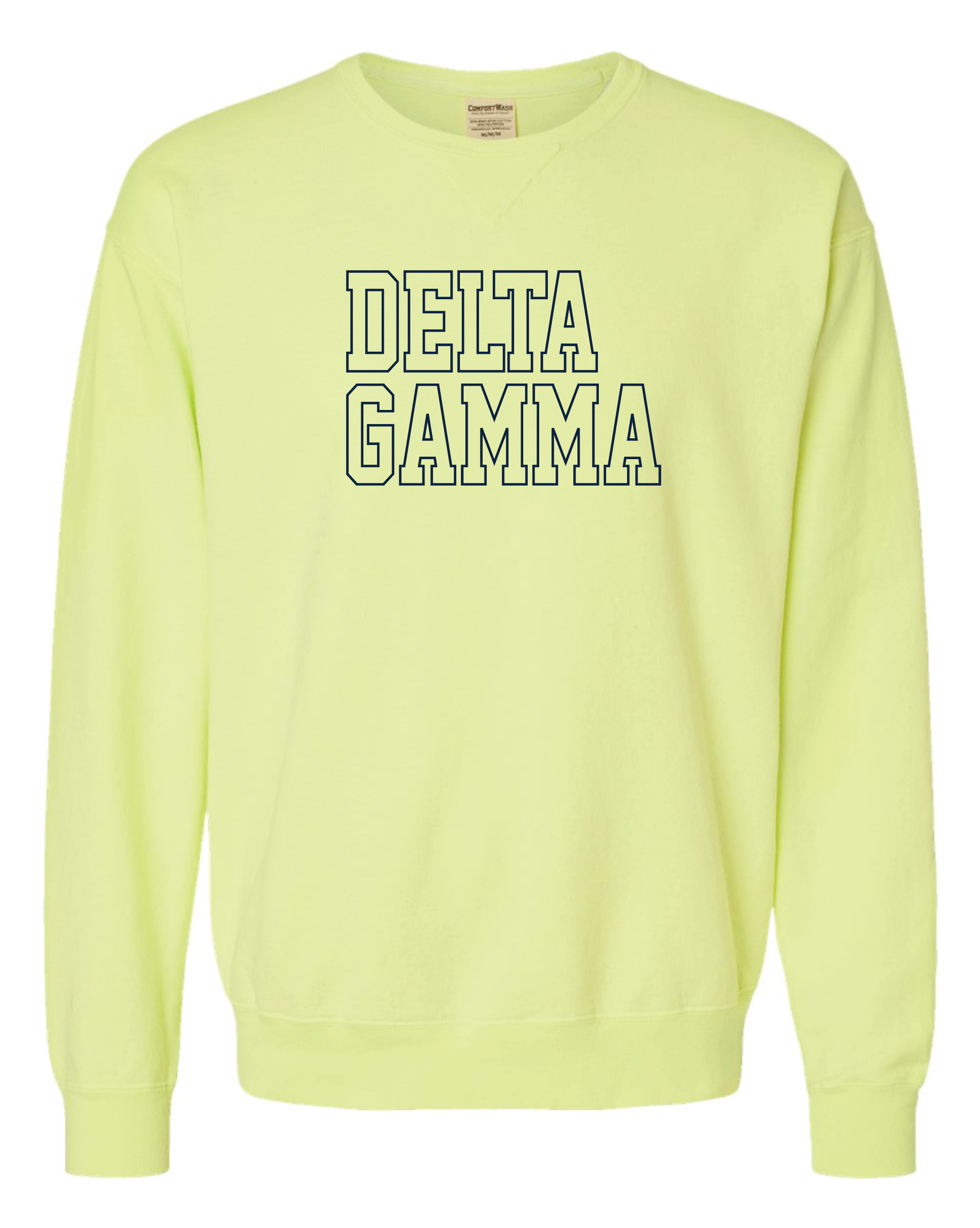 DG Block Letter Embroidered Crewneck