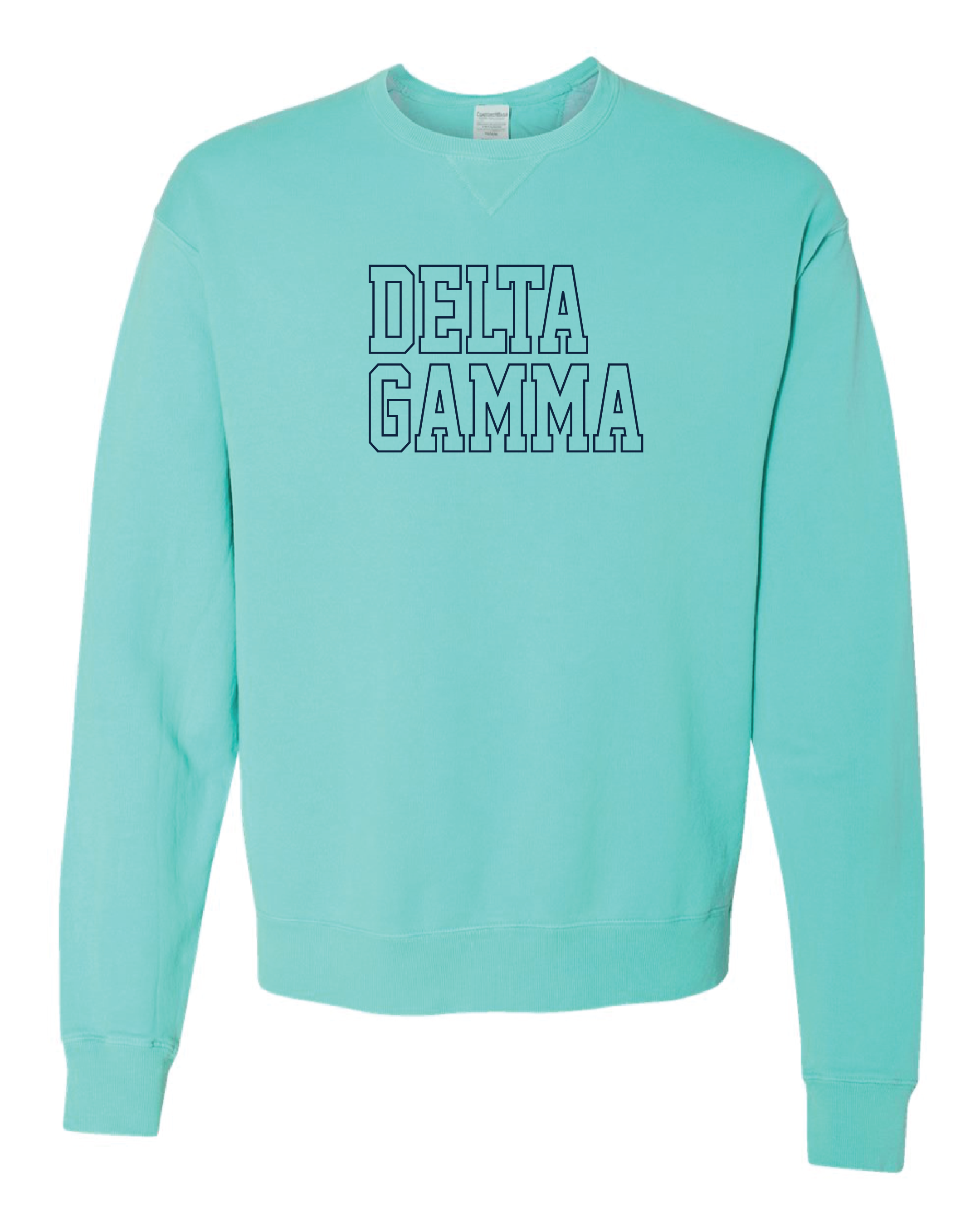 DG Block Letter Embroidered Crewneck