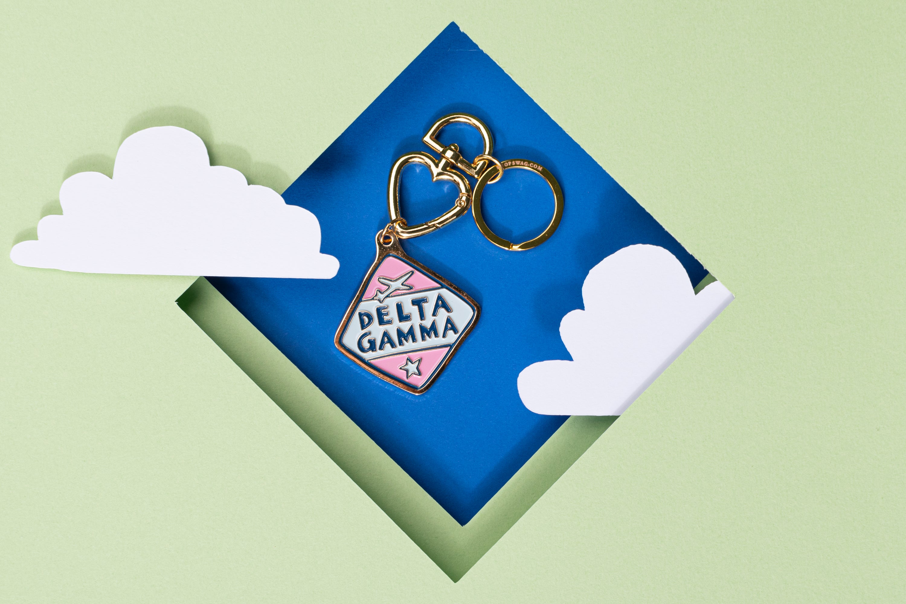 WS - Sorority Travel Enamel Keychain (set of 3 for each design) ($10 / $20)