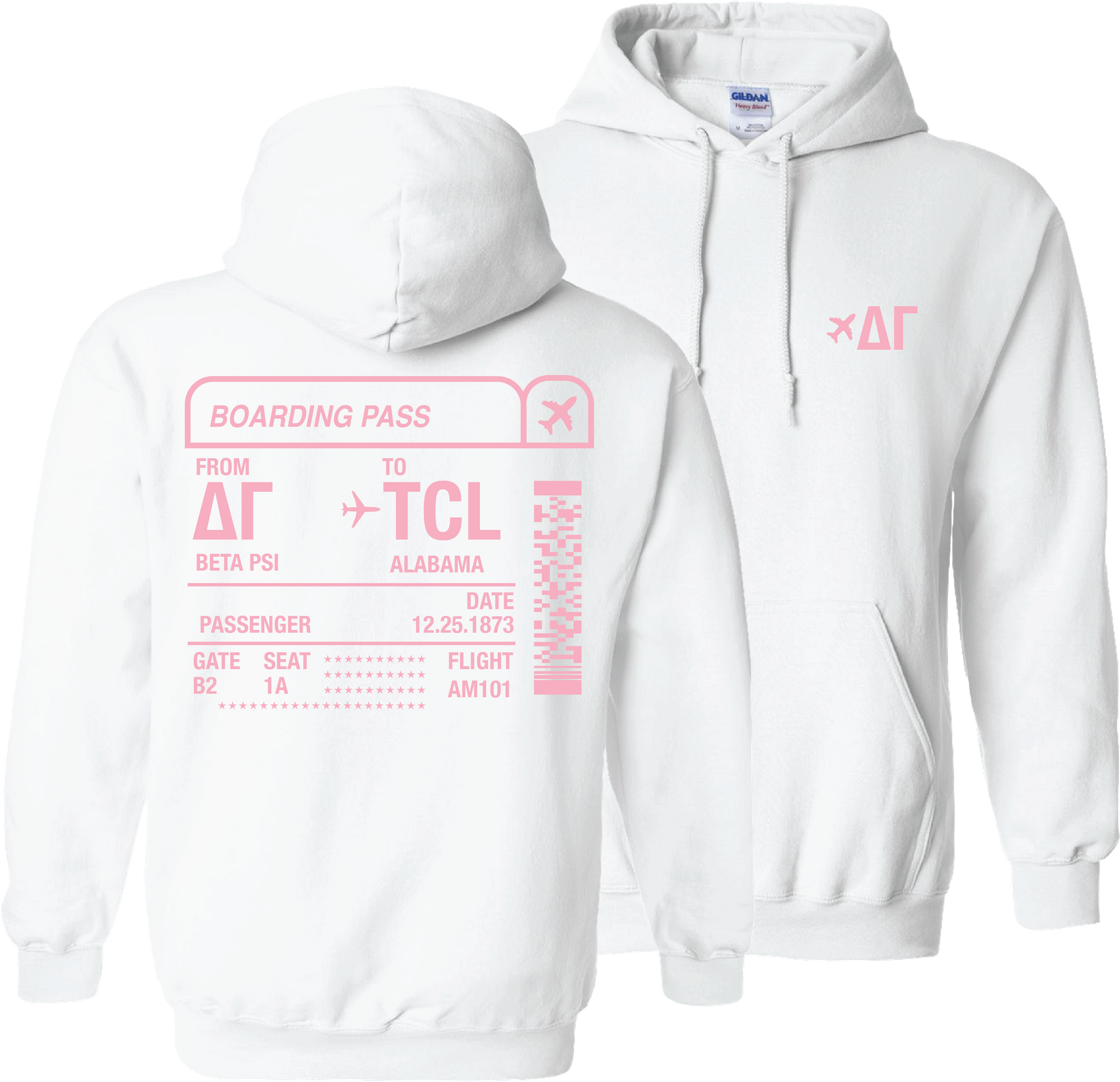 Boarding Pass Hoodie