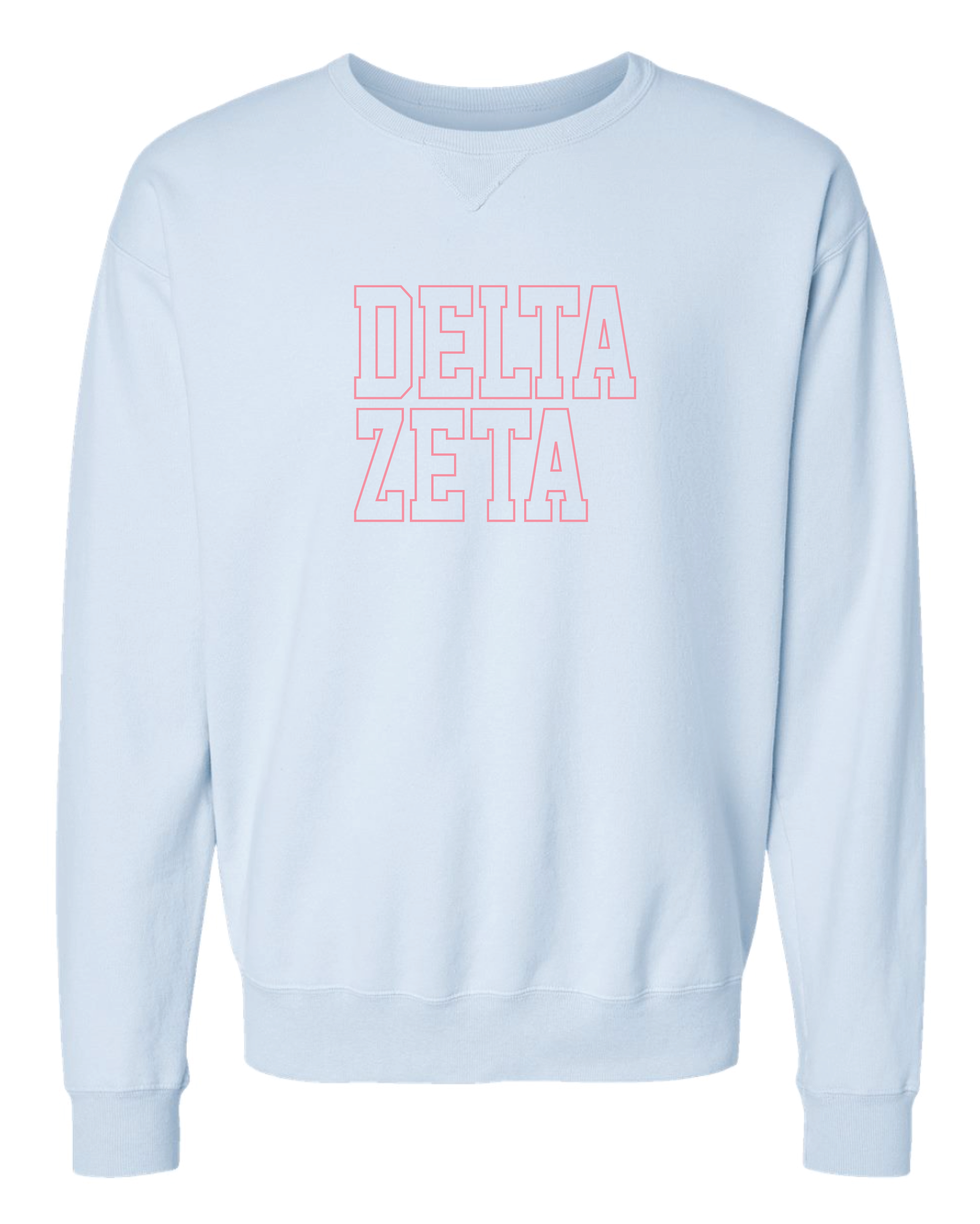 DZ Block Letter Embroidered Crewneck