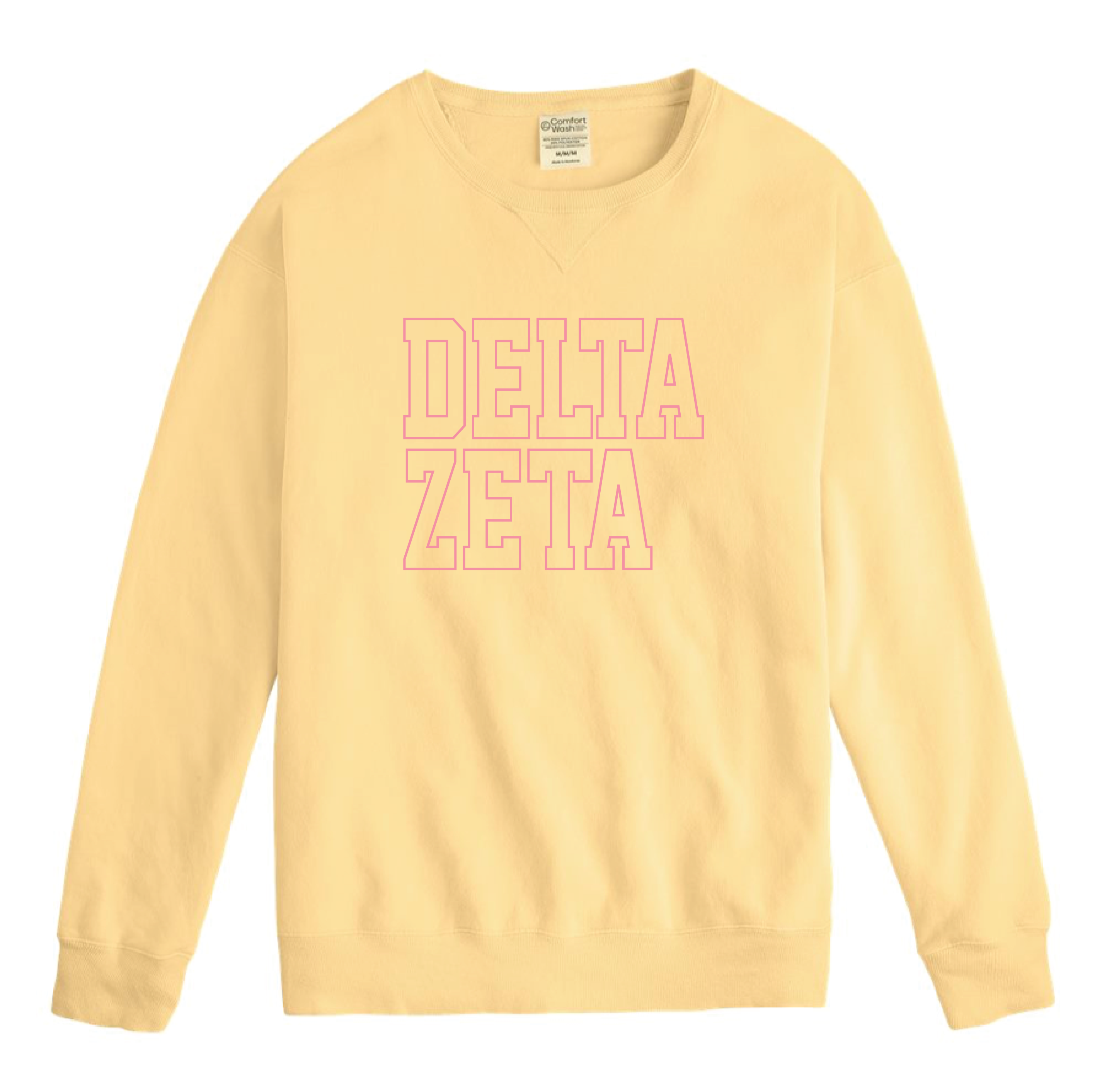 DZ Block Letter Embroidered Crewneck