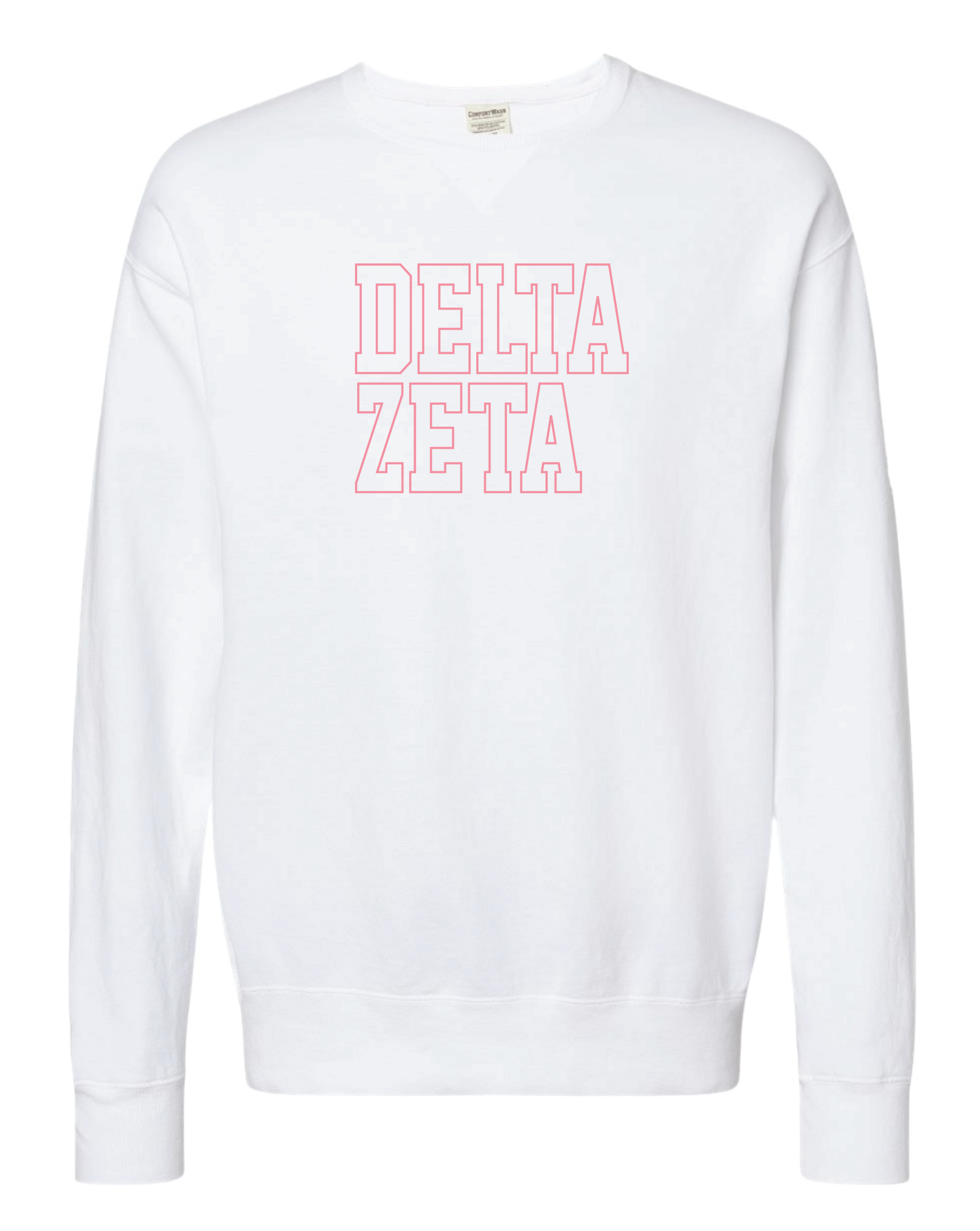 DZ Block Letter Embroidered Crewneck