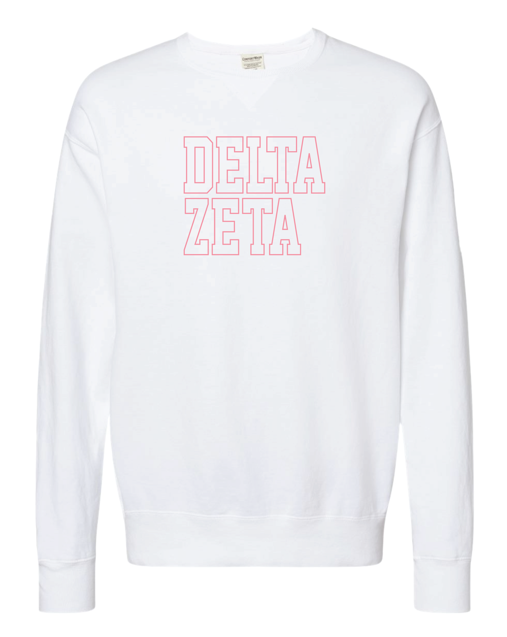 DZ Block Letter Embroidered Crewneck