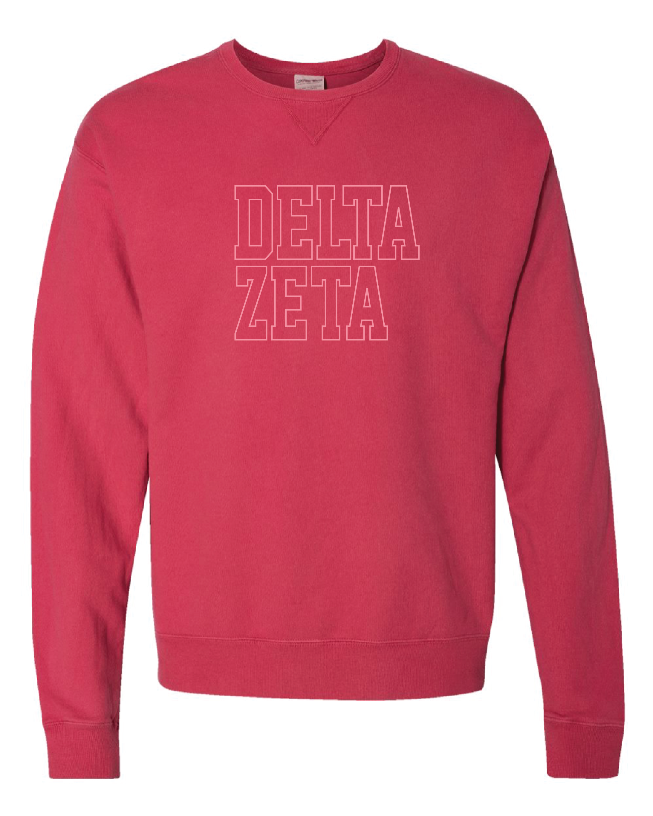 DZ Block Letter Embroidered Crewneck