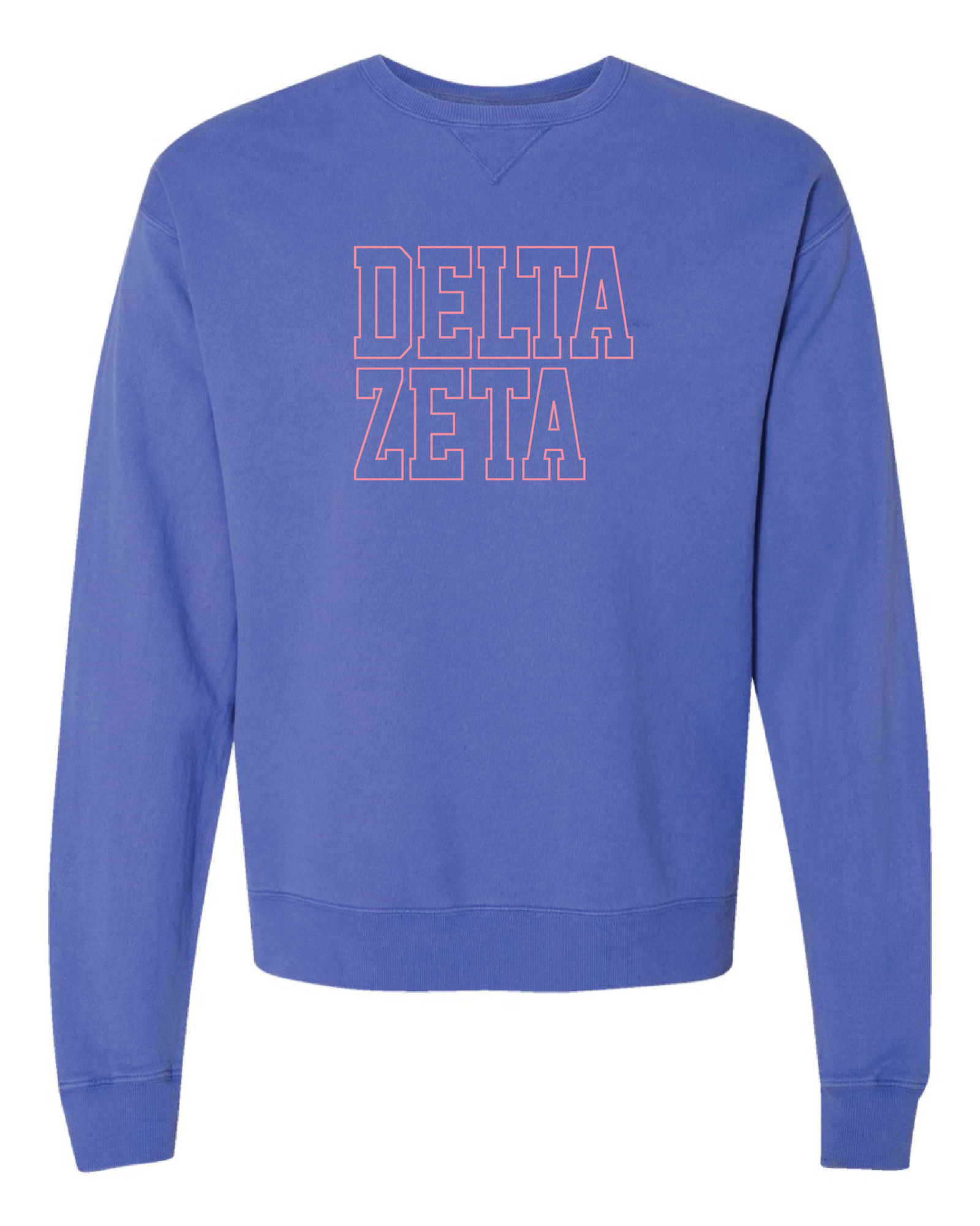 DZ Block Letter Embroidered Crewneck
