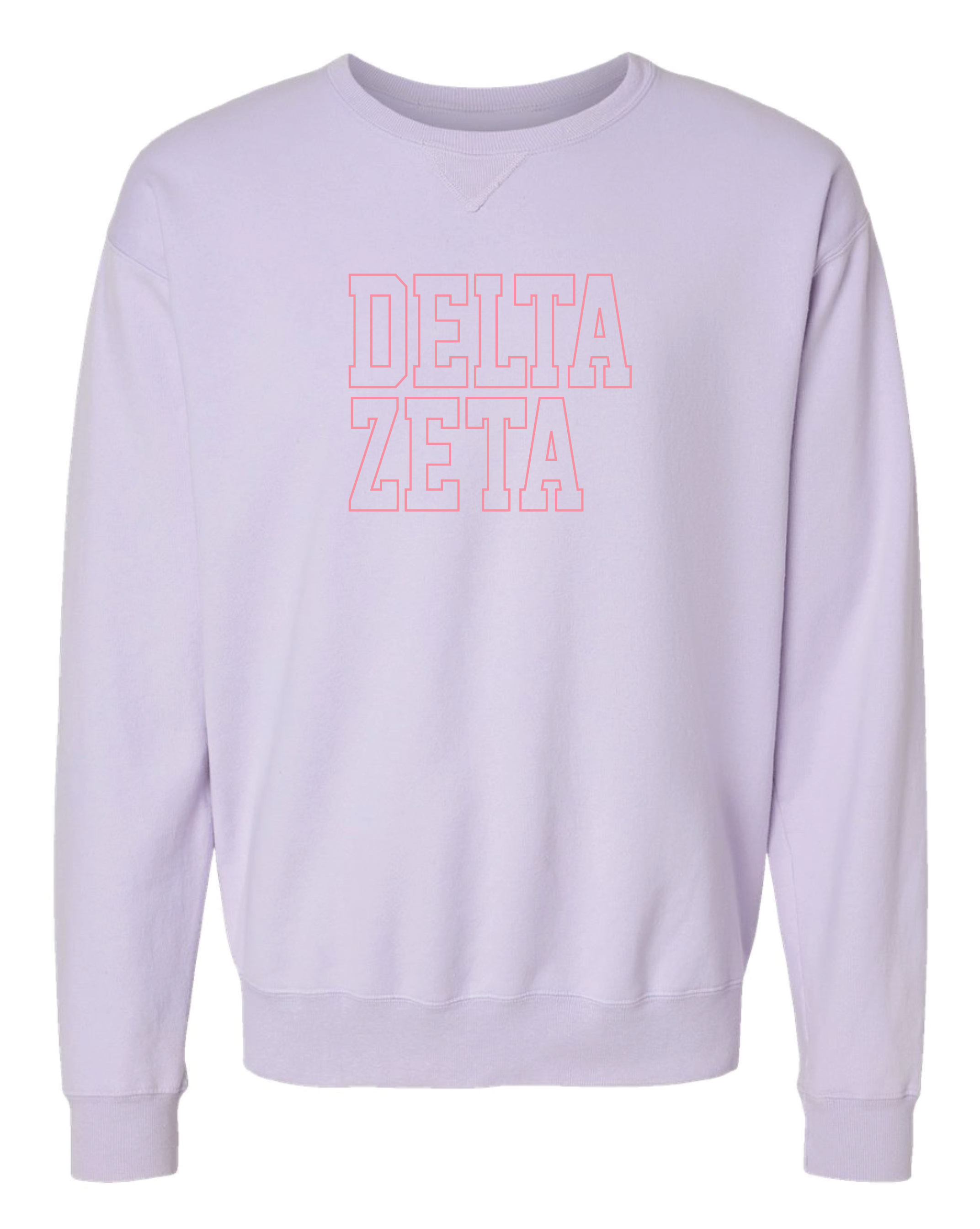 DZ Block Letter Embroidered Crewneck