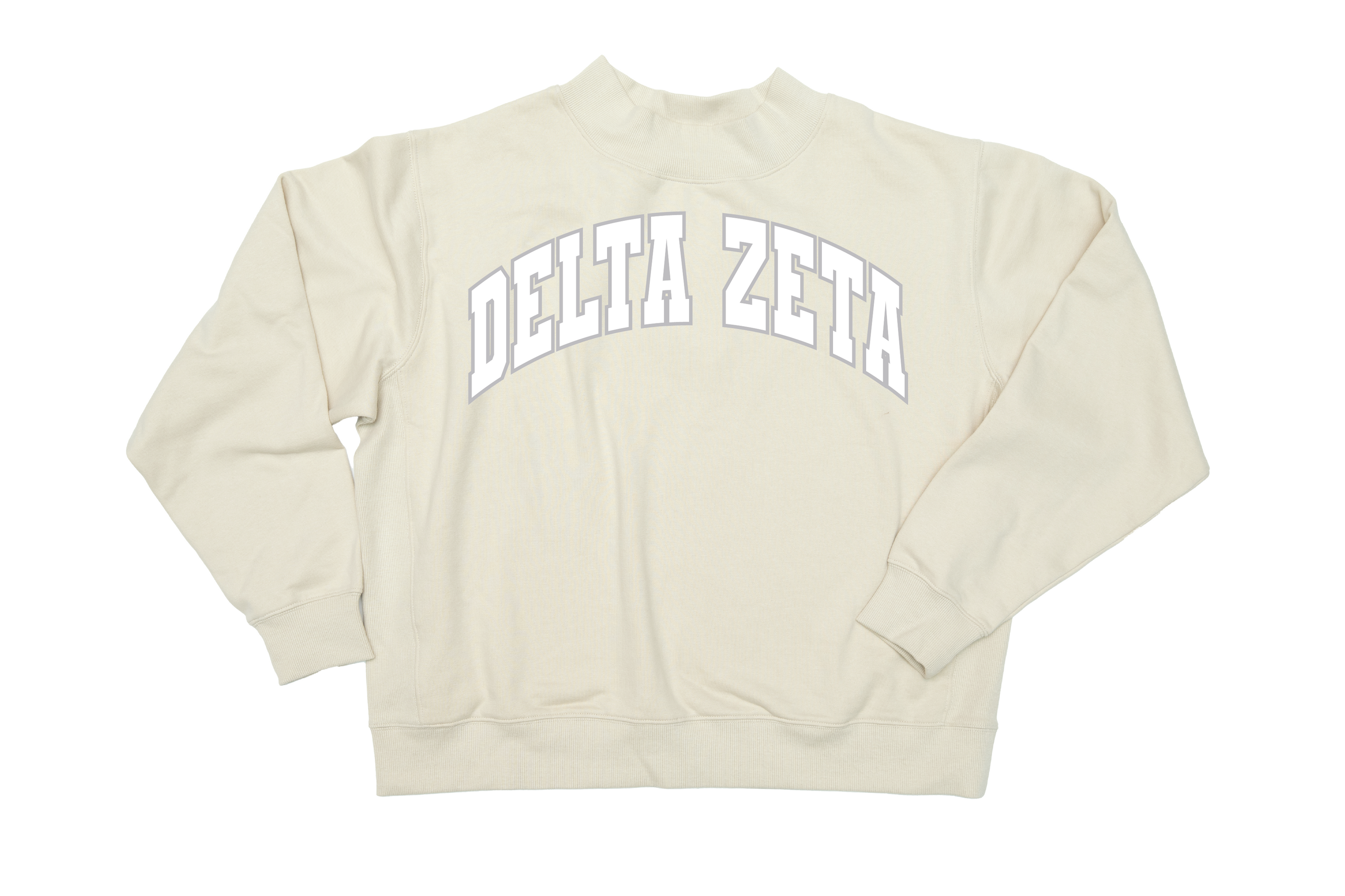 Sorority Twill Mockneck