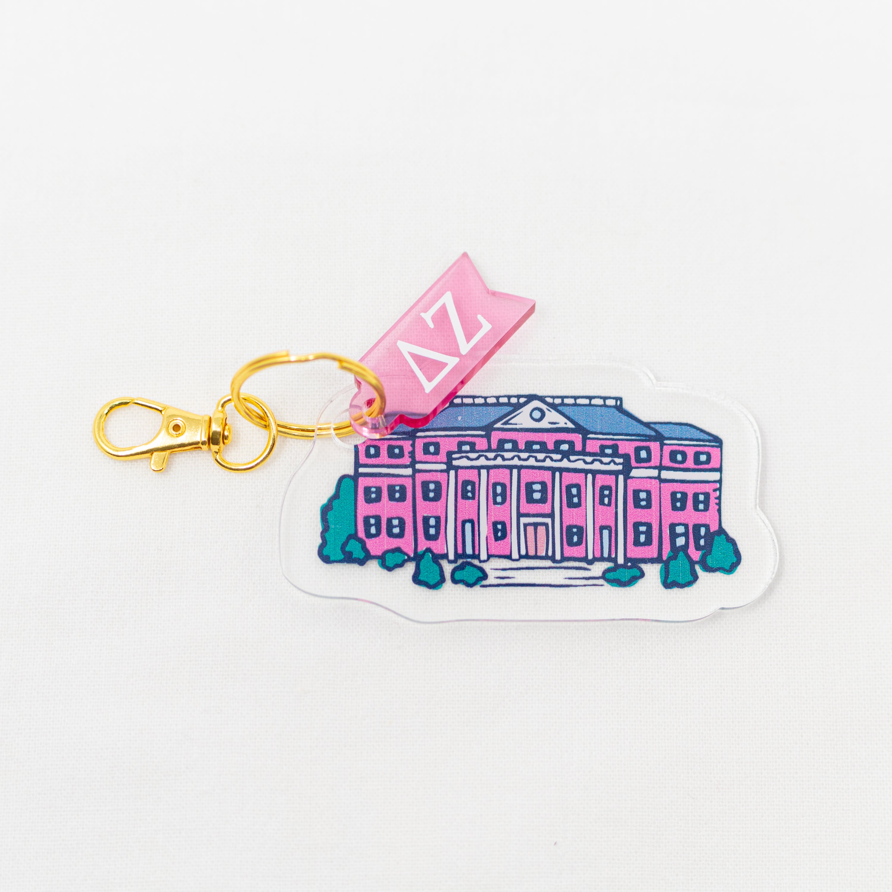 Sorority Acrylic House Keychains