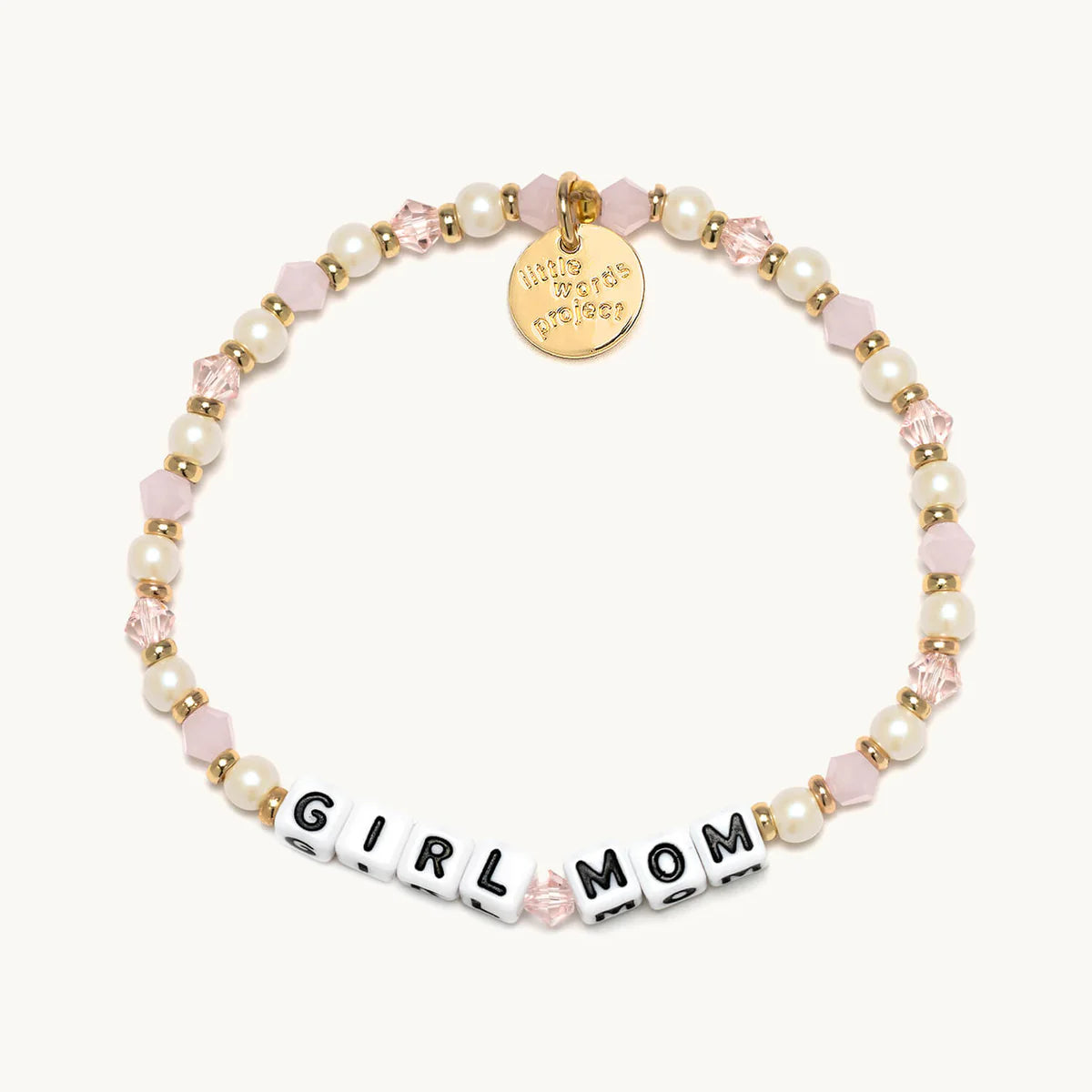 Girl Mom Strawberry Milk Beaded Bracelet