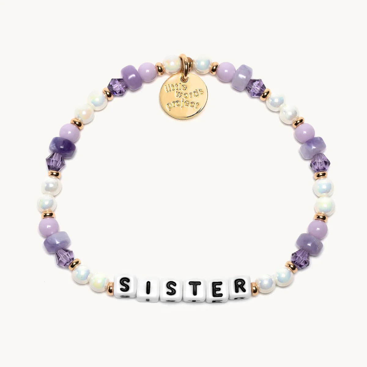 Sister Purple Punch Beaded Bracelet