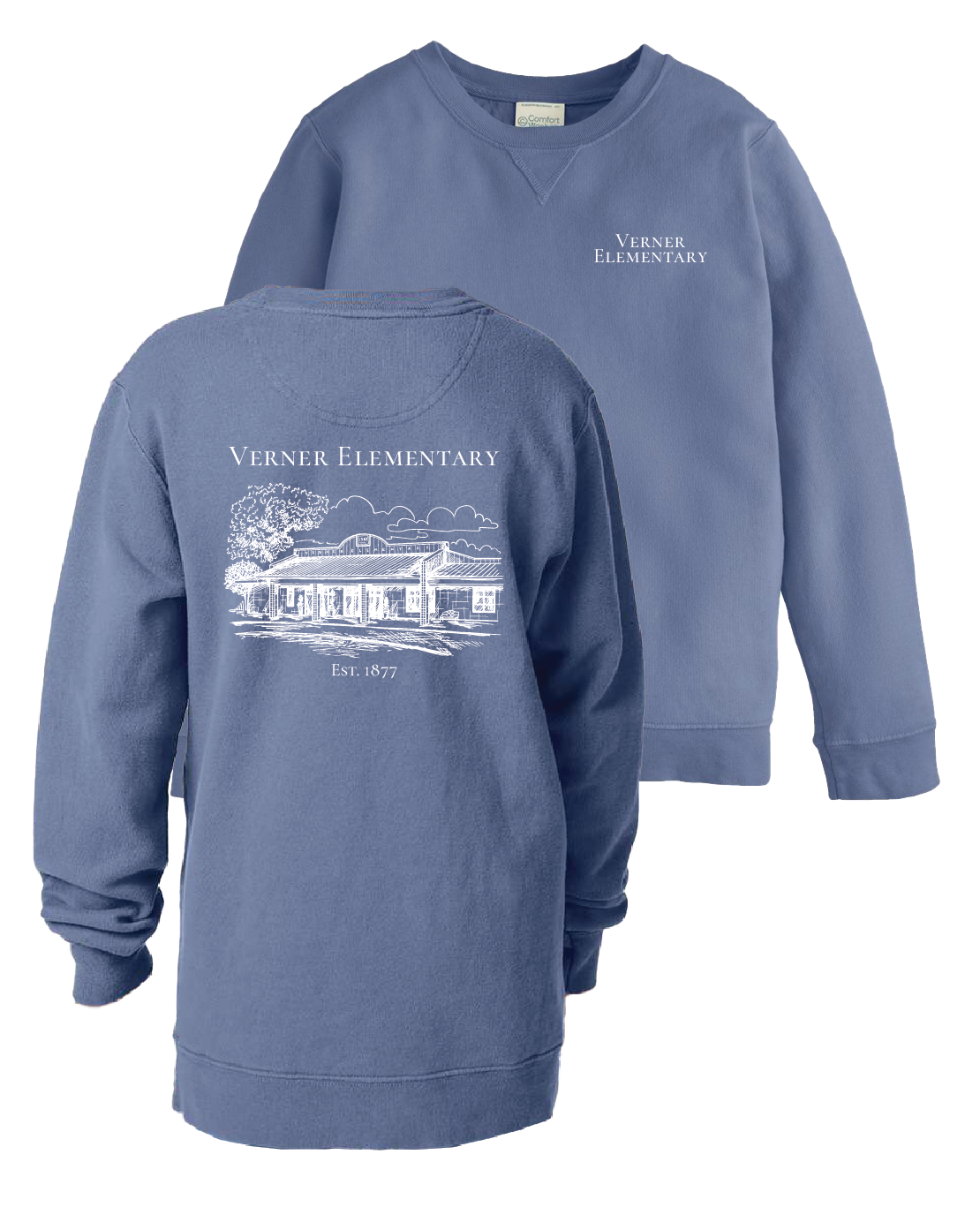 Presale Verner 2024 Youth Comfort Wash Crewneck