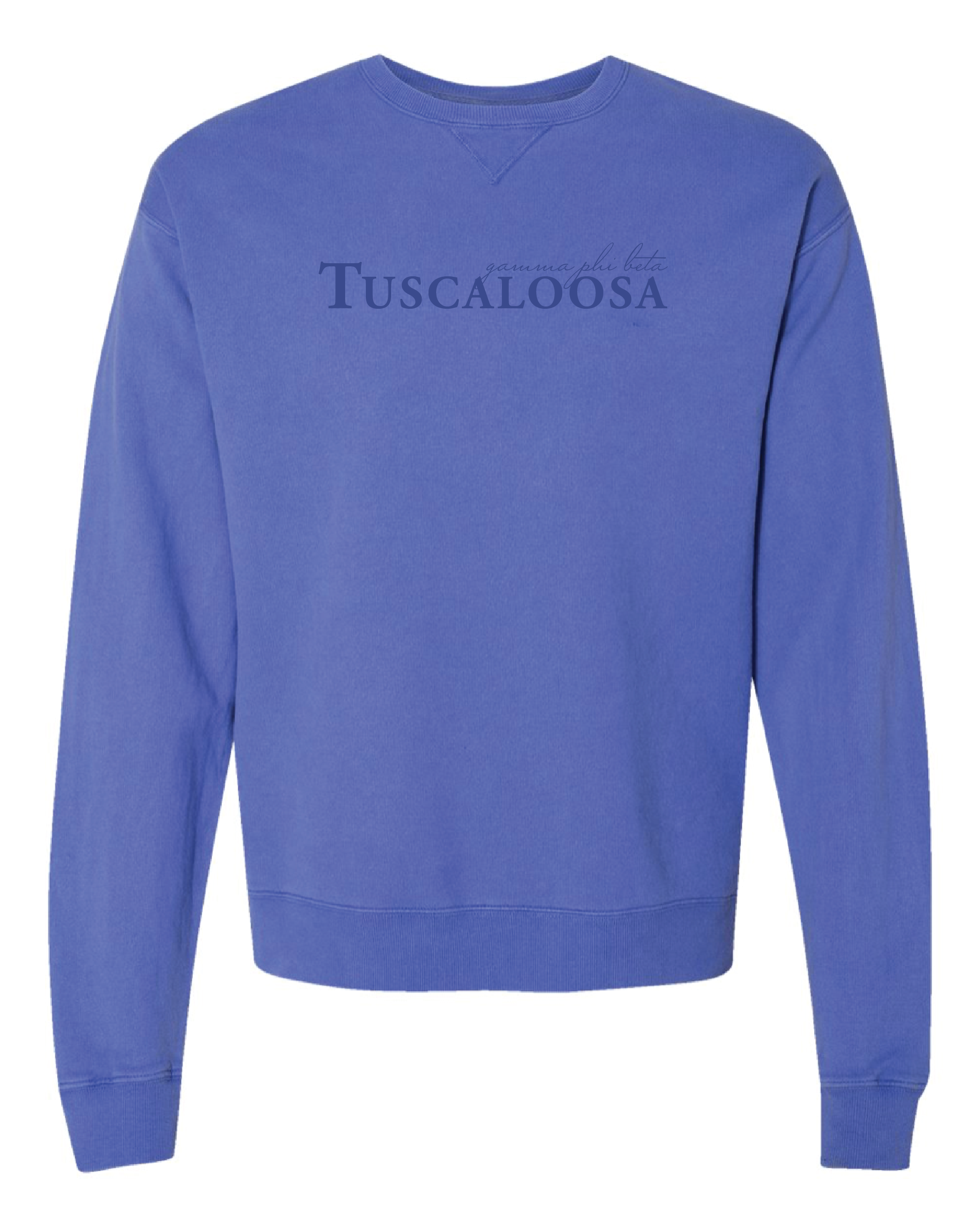 GPhi Tuscaloosa Tonal Embroidered Crewneck